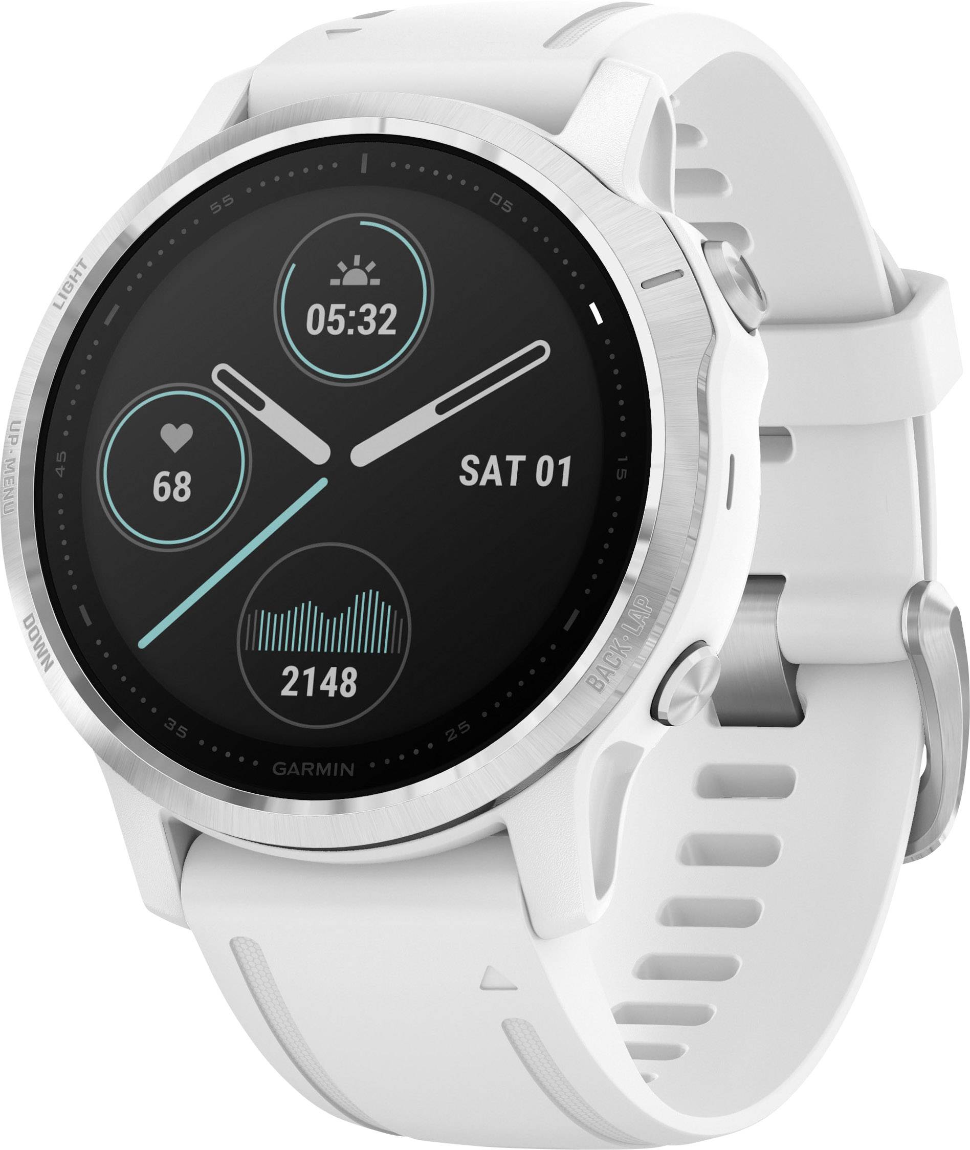 Garmin Fenix 6S Smartwatch 42 mm Weiß