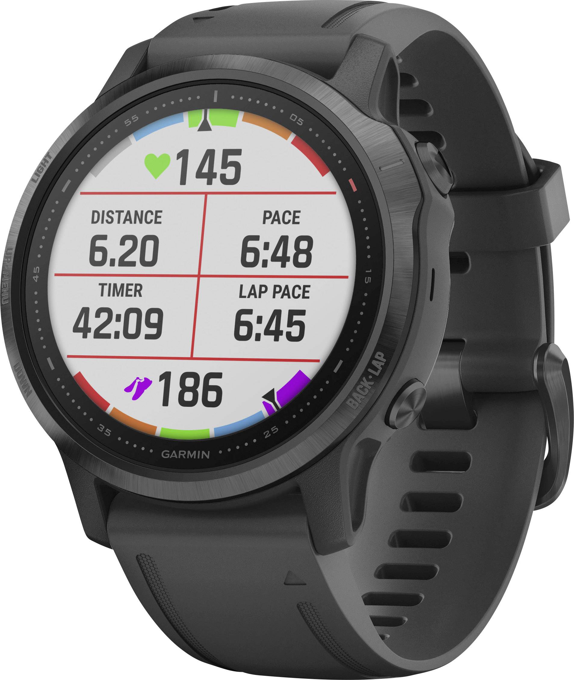 Garmin Fenix 6S Pro Smartwatch 42 mm Schwarz