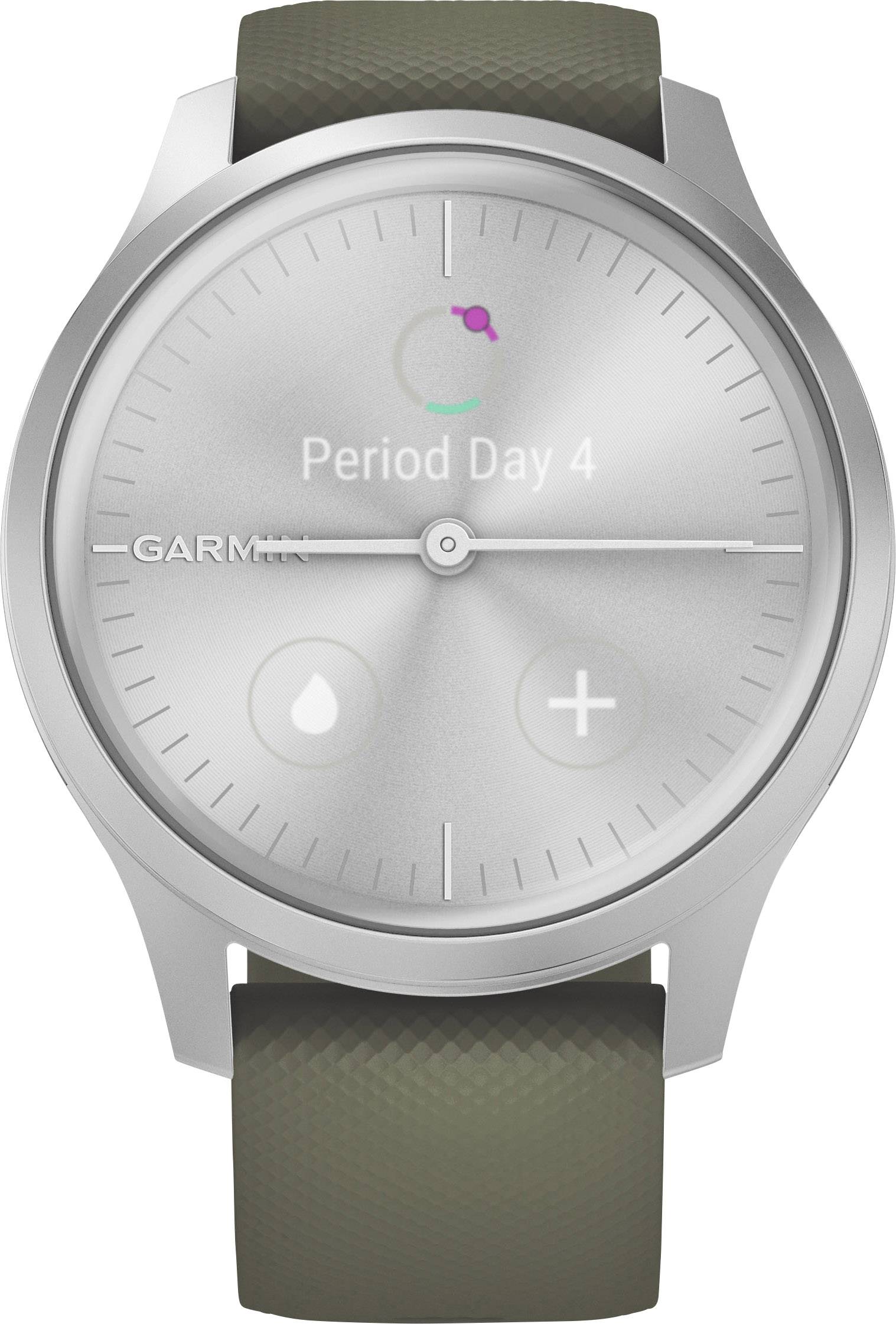 Garmin Vivomove Style Smartwatch 42 mm Moosgrün