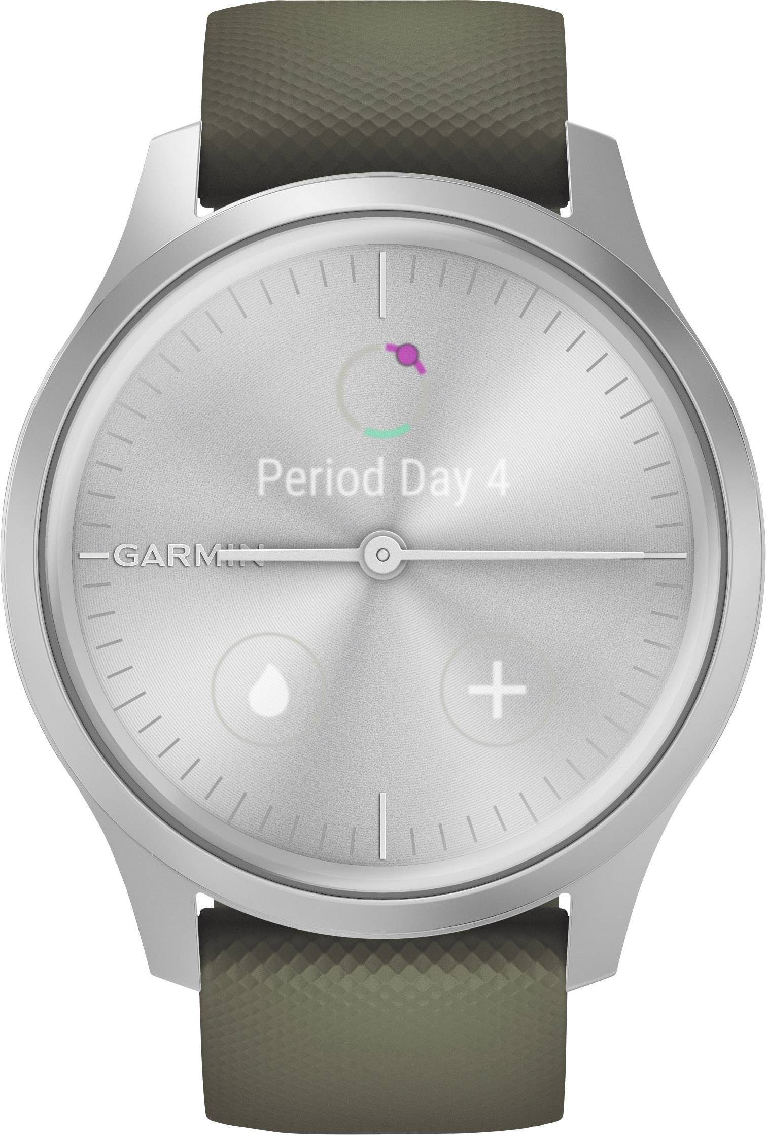 Garmin Vivomove Style Smartwatch 42 mm Moosgrün