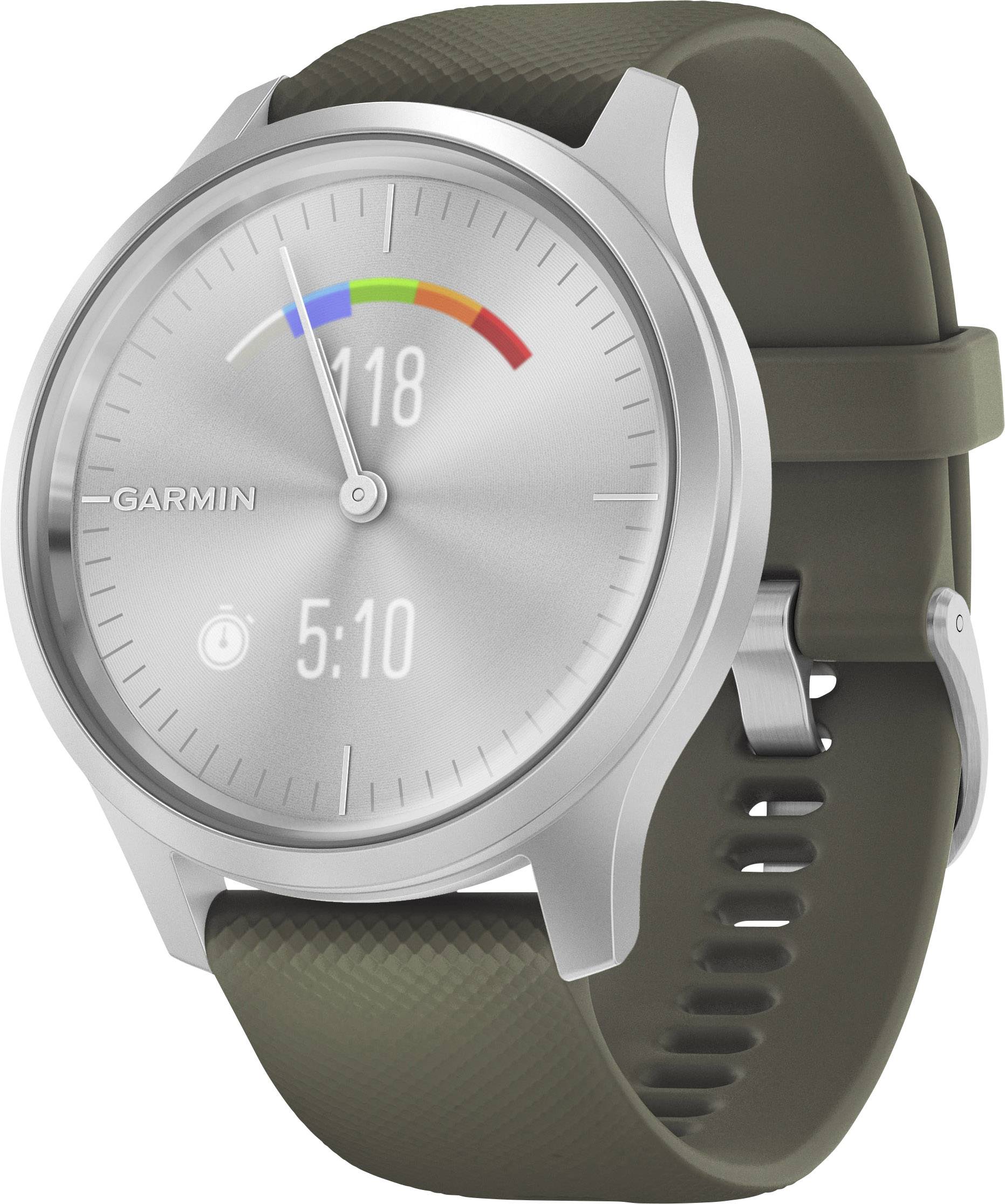 Garmin Vivomove Style Smartwatch 42 mm Moosgrün