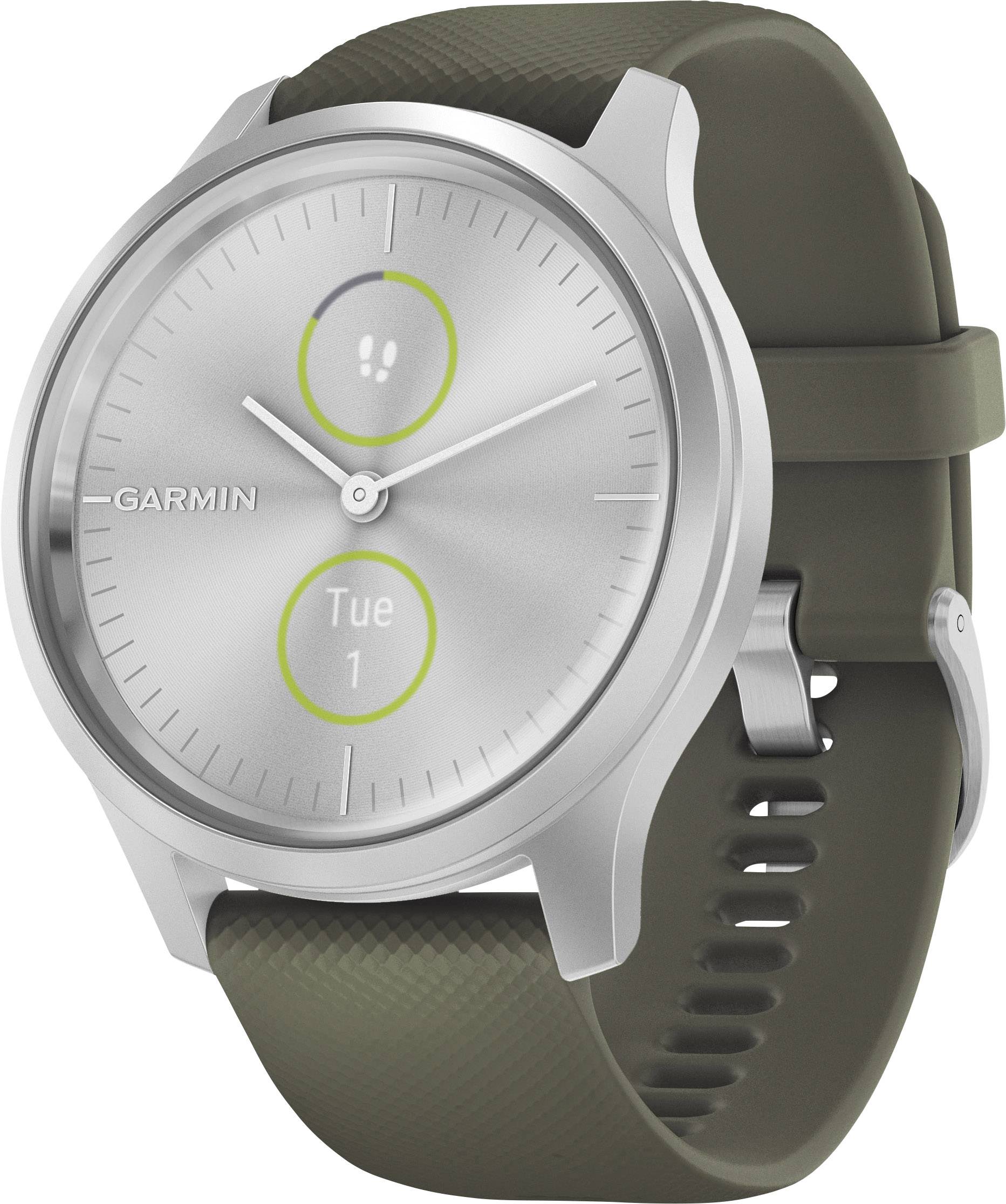 Garmin Vivomove Style Smartwatch 42 mm Moosgrün