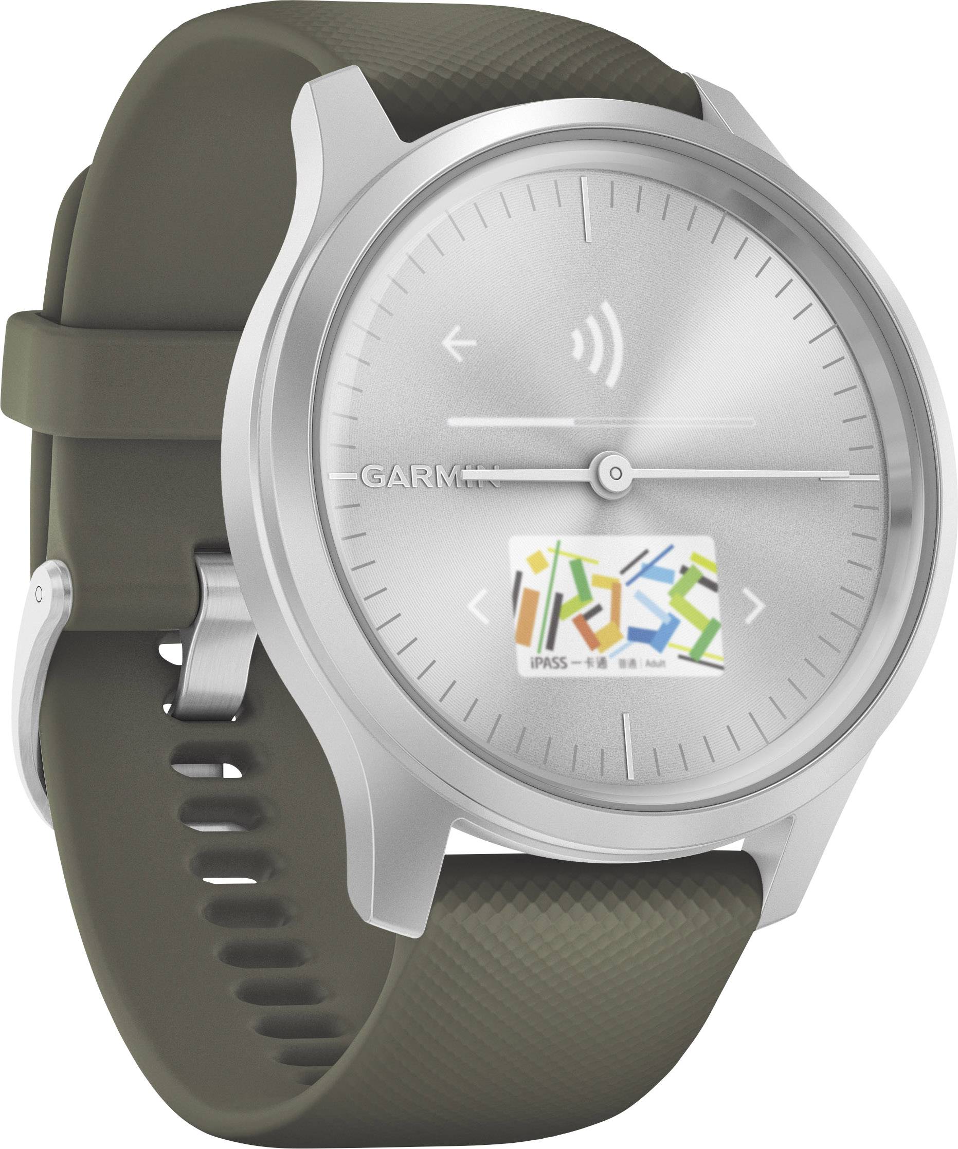 Garmin Vivomove Style Smartwatch 42 mm Moosgrün