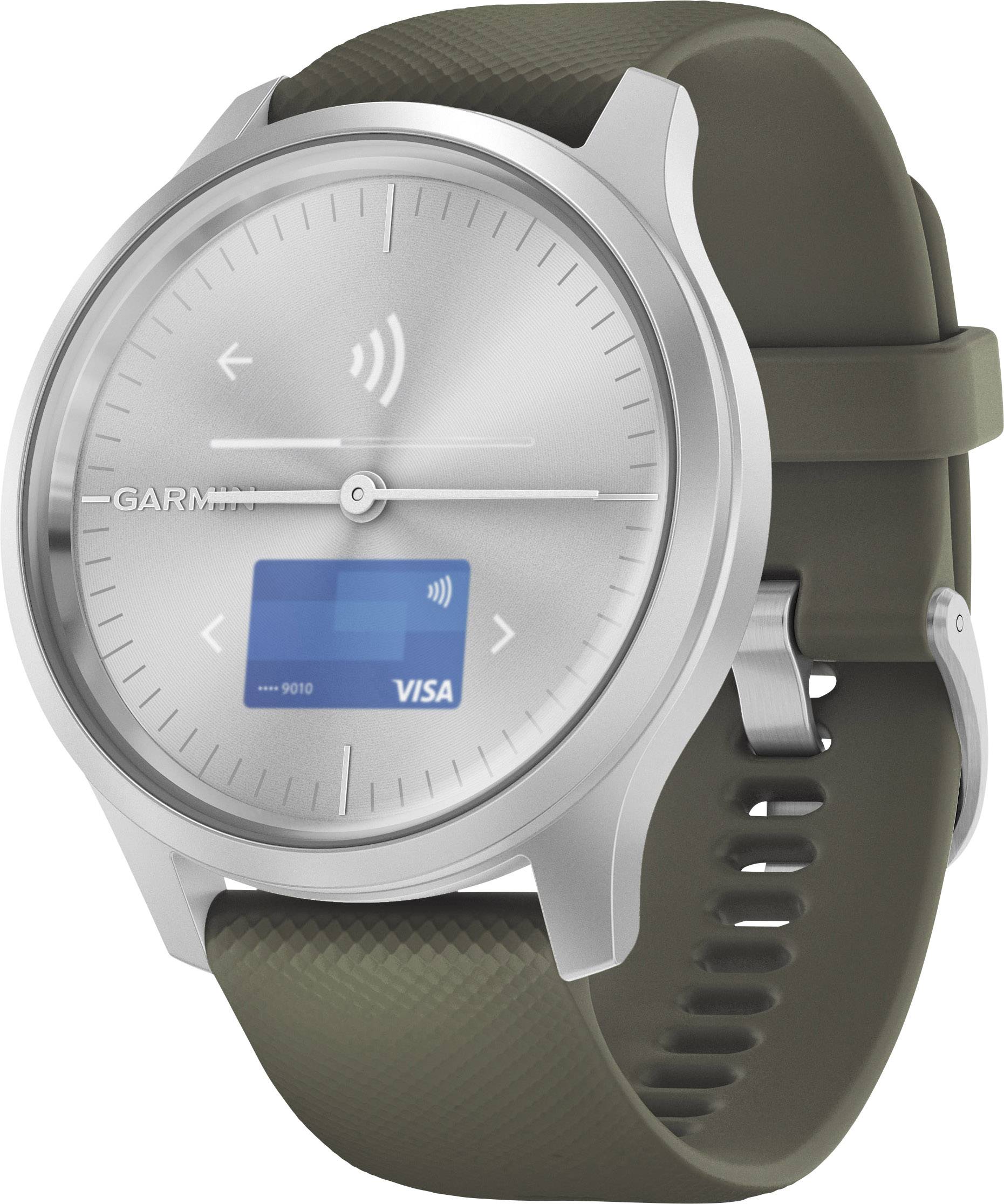 Garmin Vivomove Style Smartwatch 42 mm Moosgrün