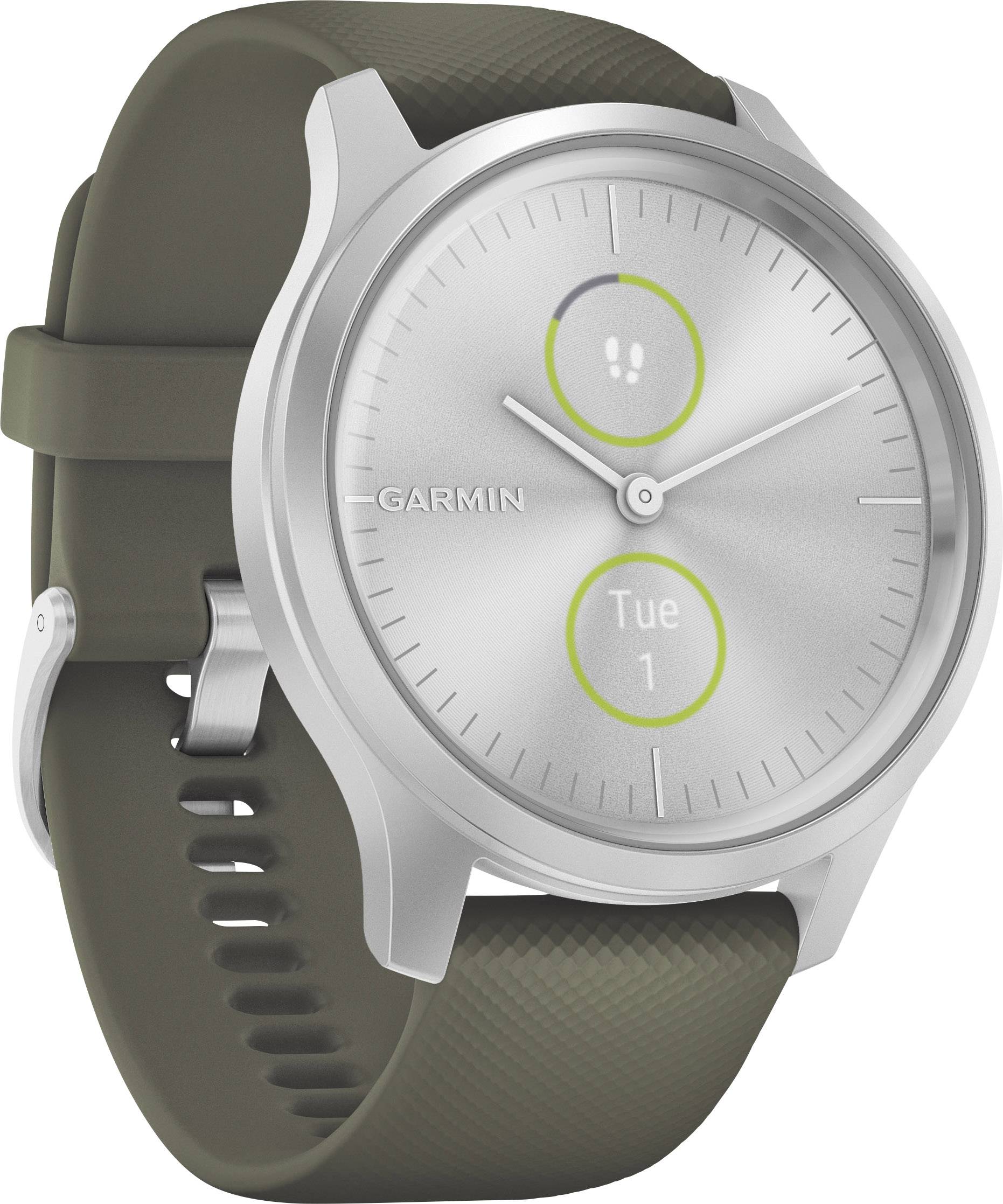 Garmin Vivomove Style Smartwatch 42 mm Moosgrün
