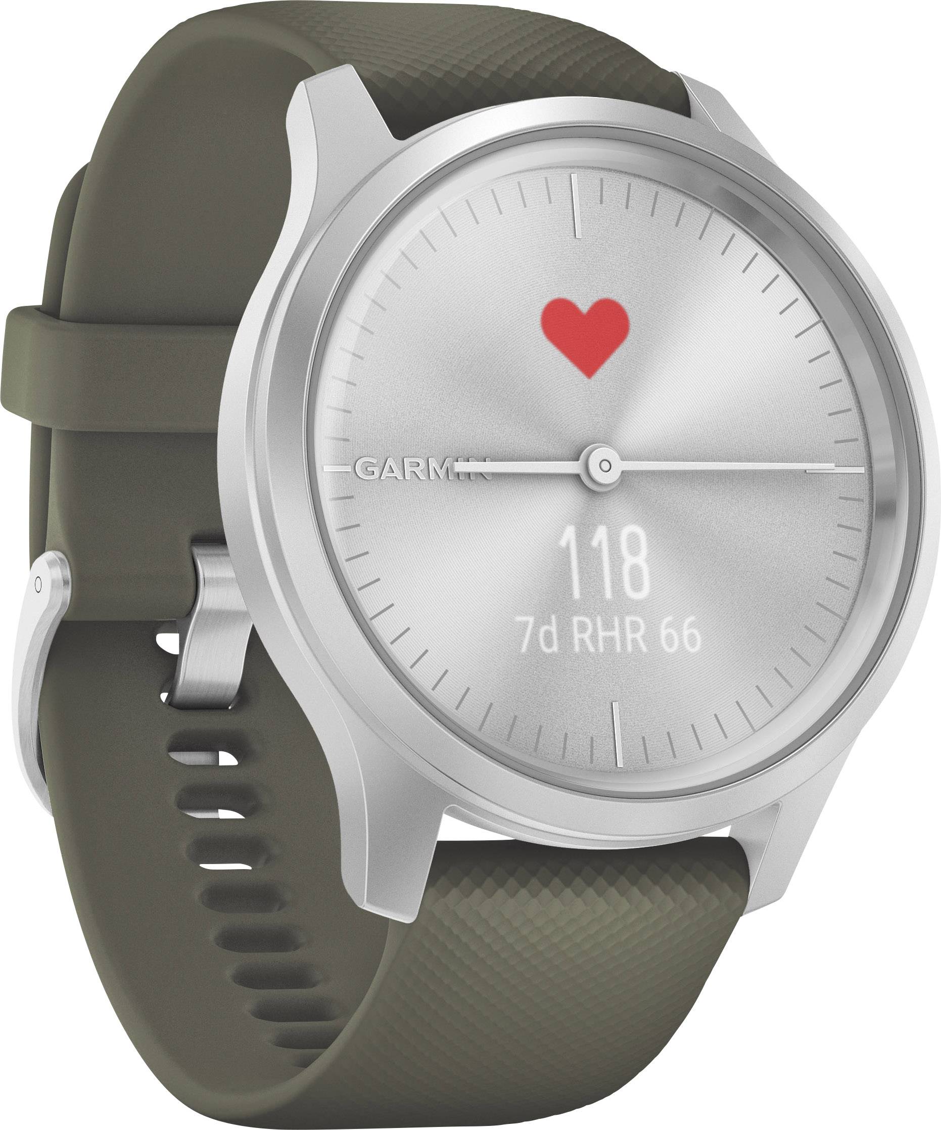 Garmin Vivomove Style Smartwatch 42 mm Moosgrün