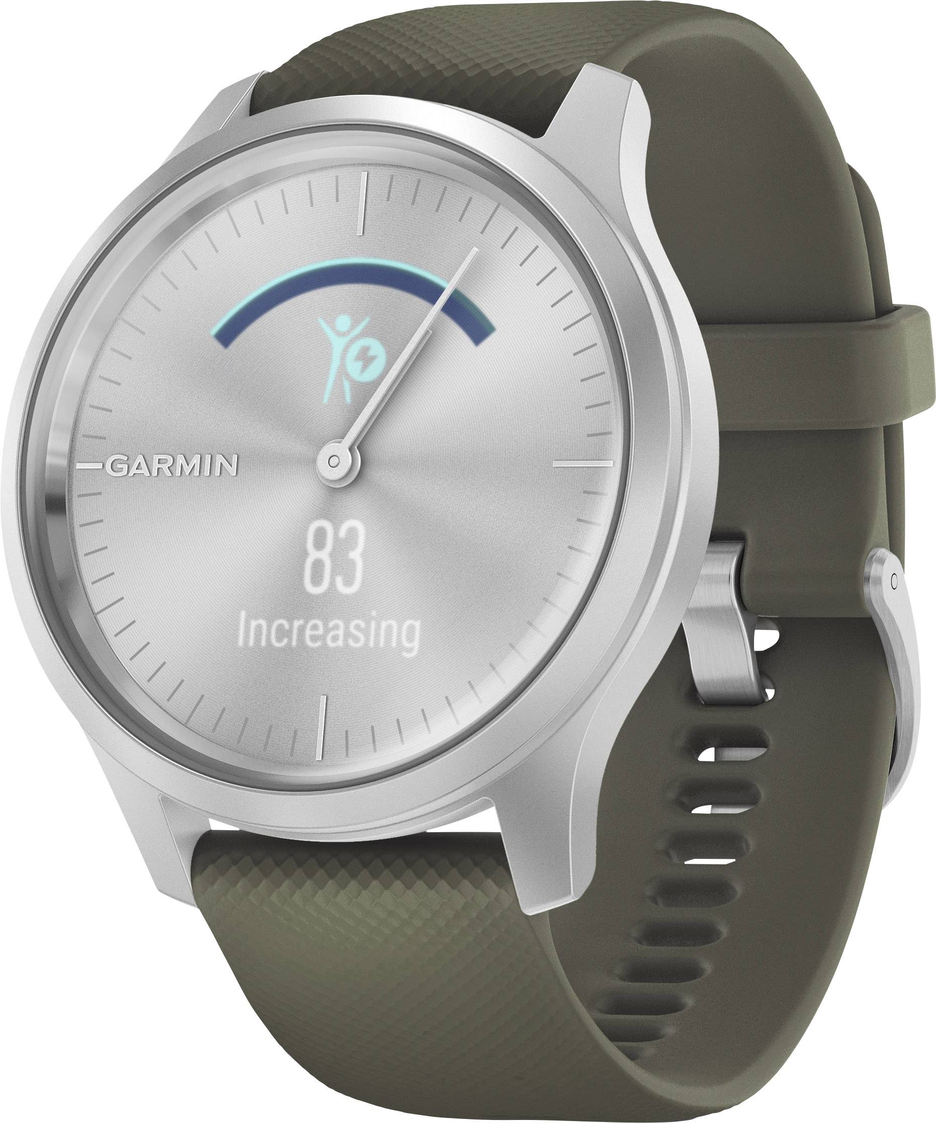 Garmin Vivomove Style Smartwatch 42 mm Moosgrün