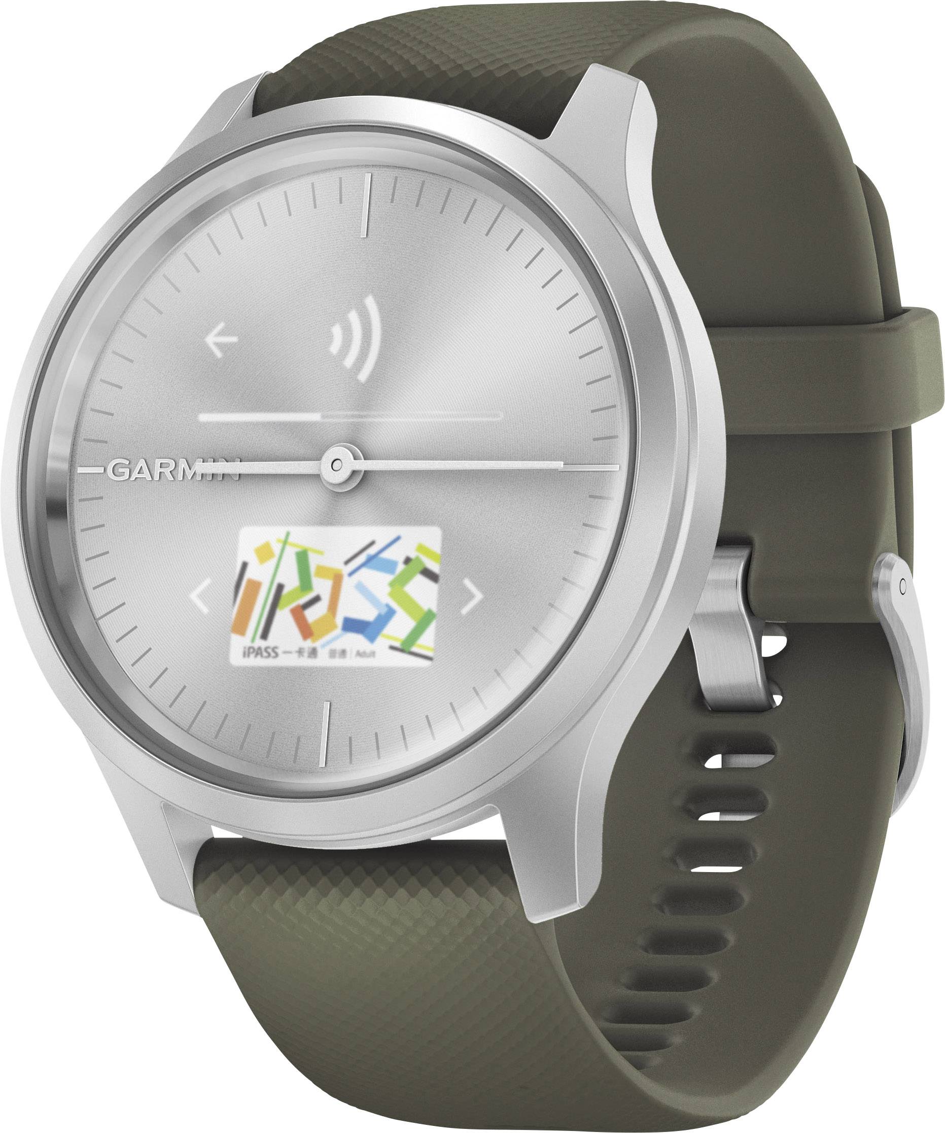 Garmin Vivomove Style Smartwatch 42 mm Moosgrün