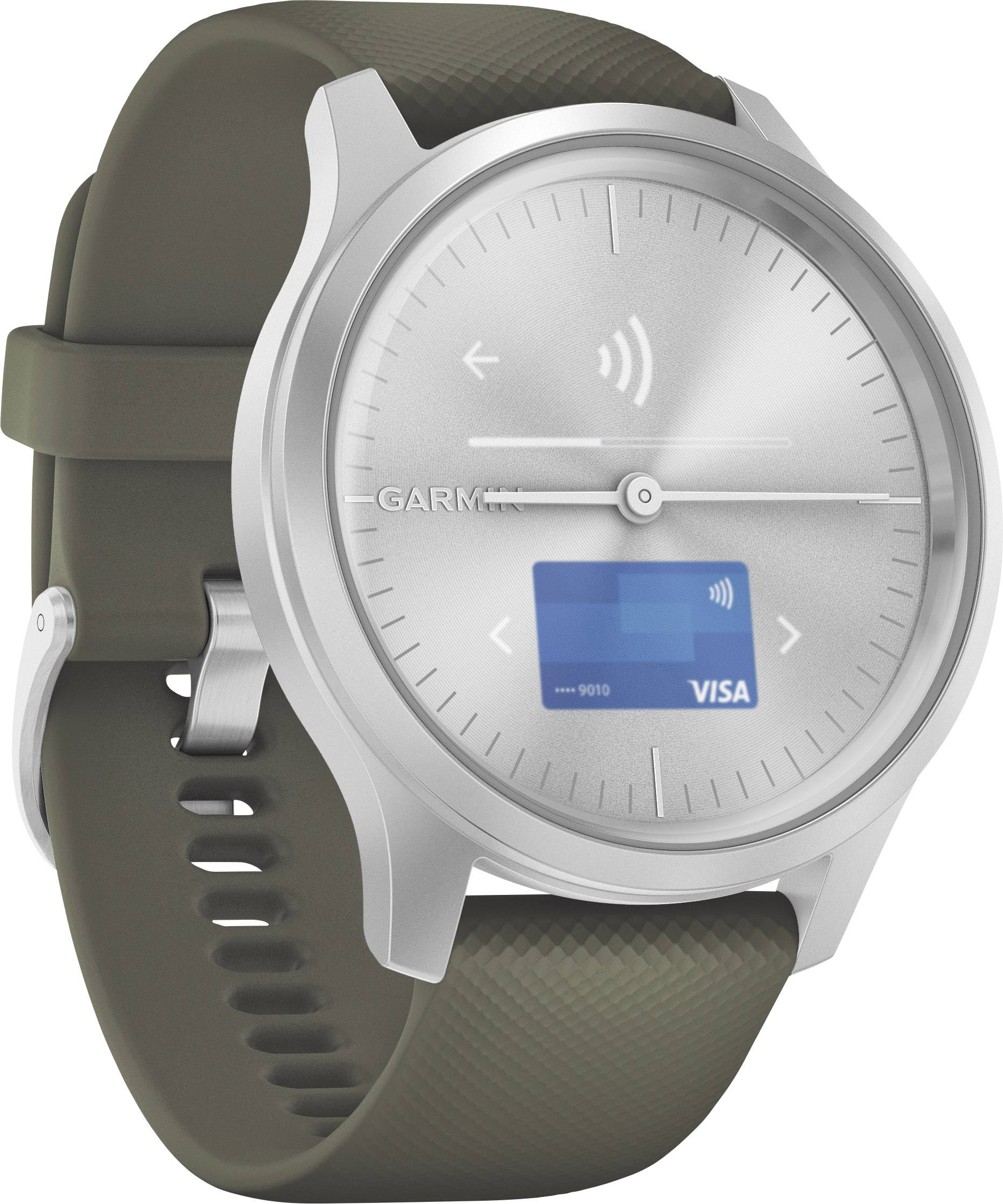 Garmin Vivomove Style Smartwatch 42 mm Moosgrün