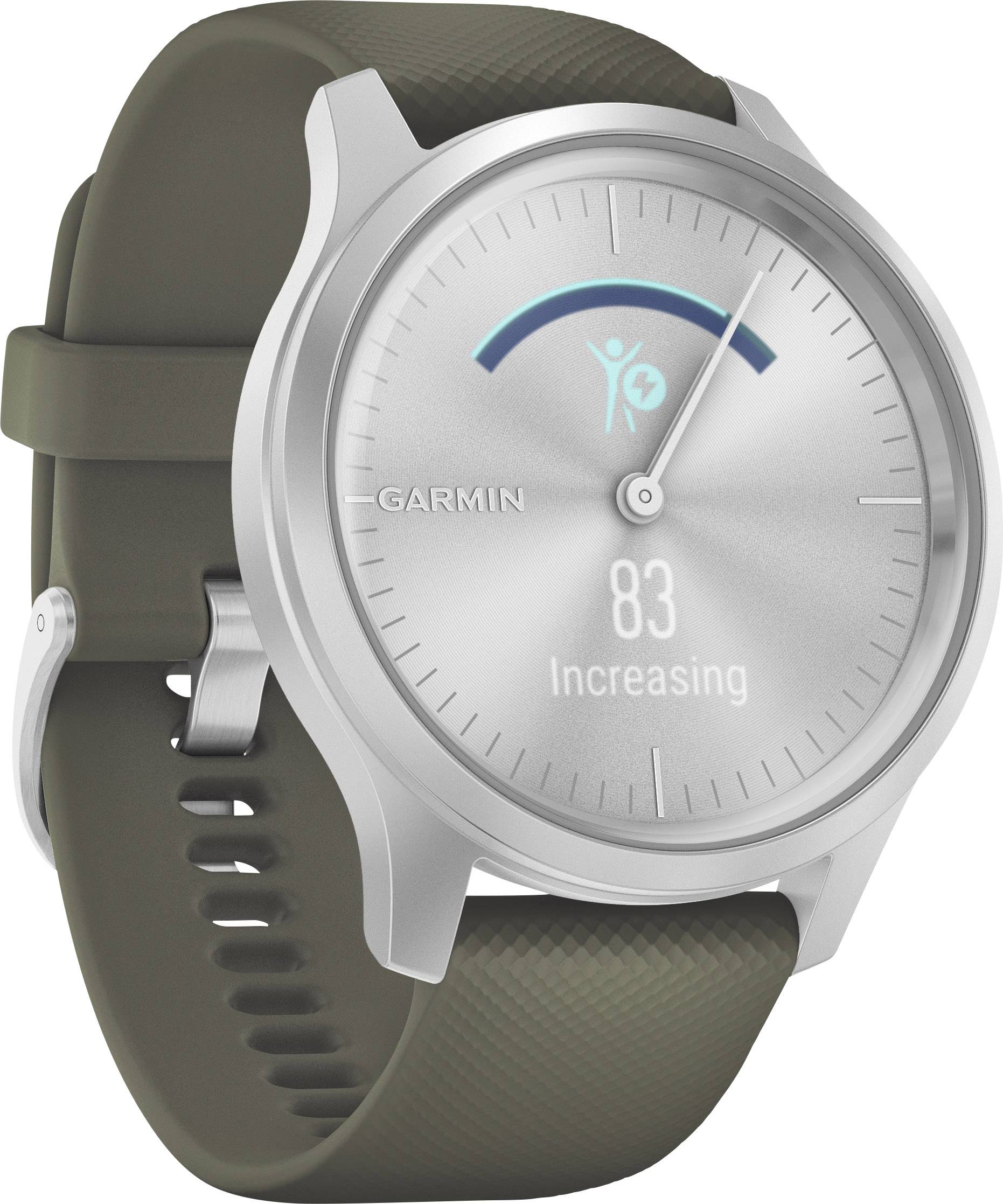 Garmin Vivomove Style Smartwatch 42 mm Moosgrün