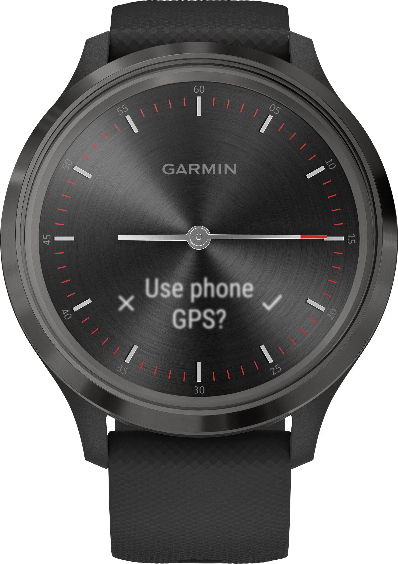 Garmin Vivomove 3S Smartwatch 44 mm Schwarz