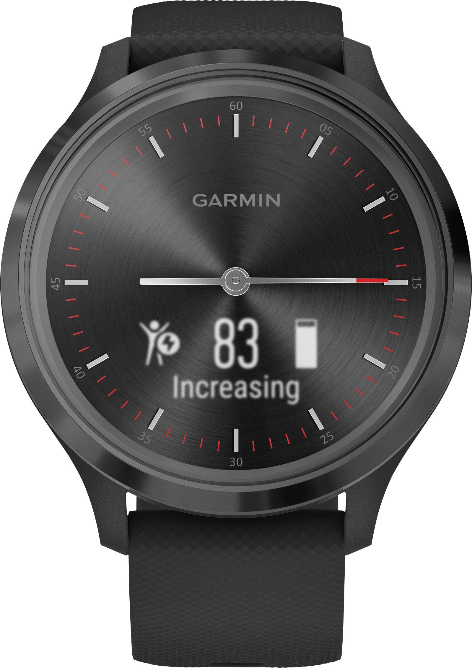 Garmin Vivomove 3S Smartwatch 44 mm Schwarz