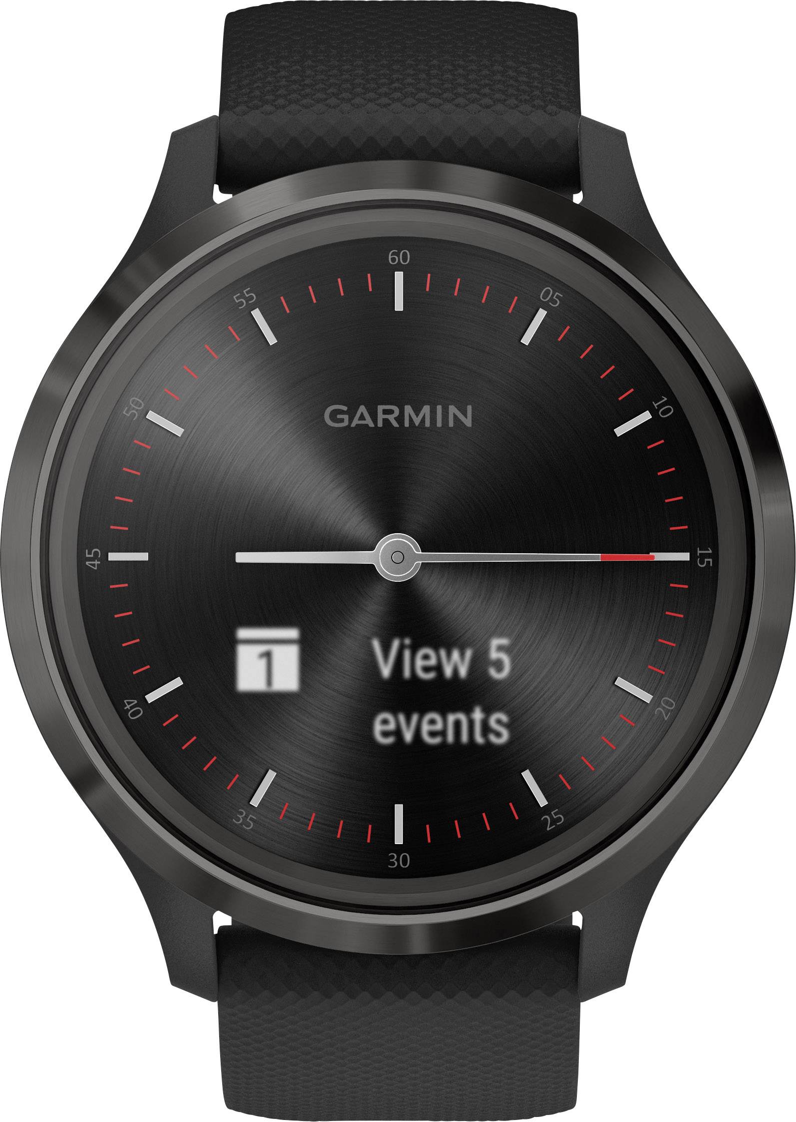 Garmin Vivomove 3S Smartwatch 44 mm Schwarz