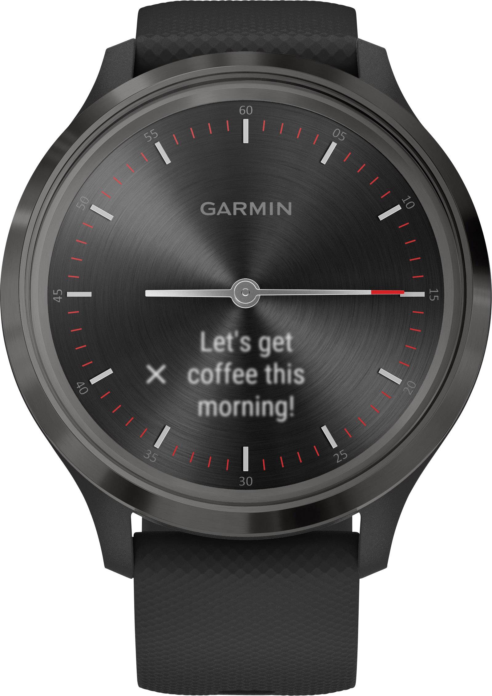 Garmin Vivomove 3S Smartwatch 44 mm Schwarz