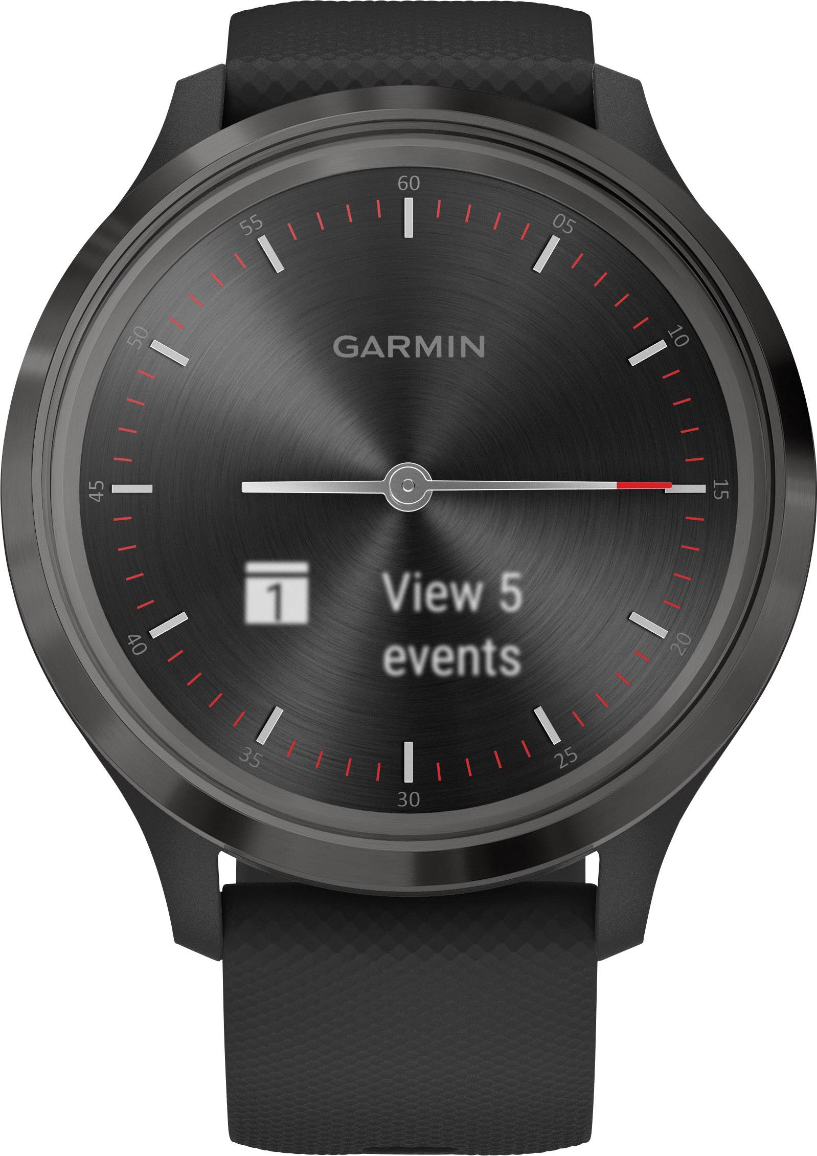 Garmin Vivomove 3S Smartwatch 44 mm Schwarz