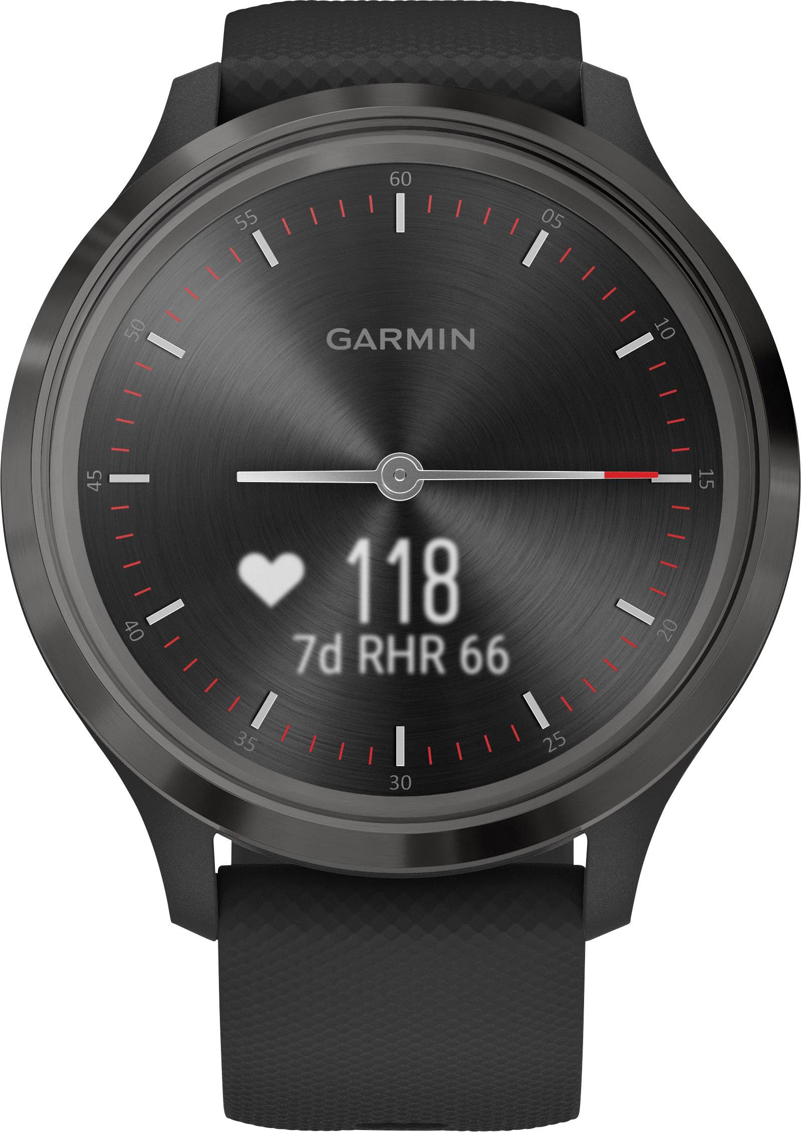 Garmin Vivomove 3S Smartwatch 44 mm Schwarz