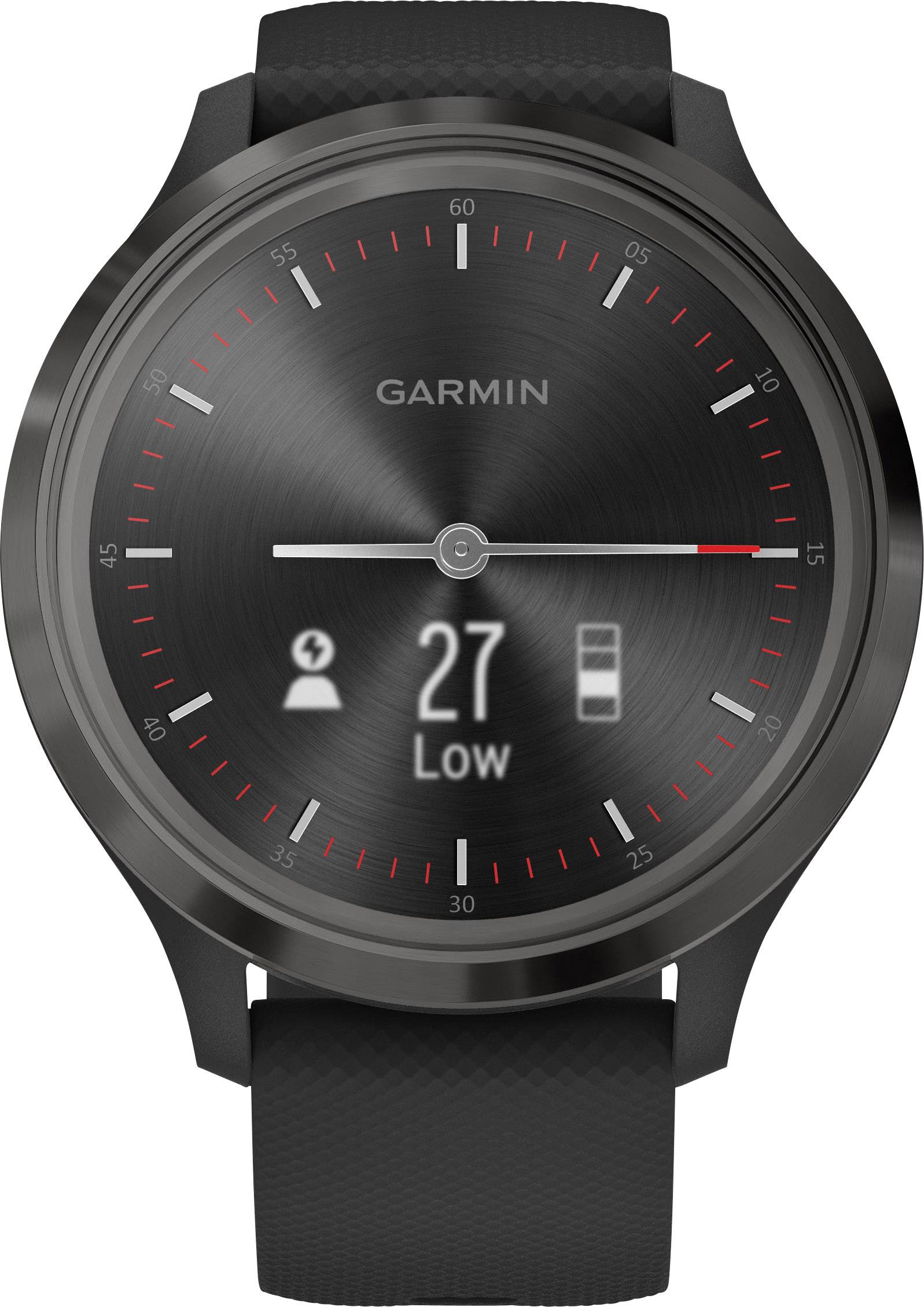 Garmin Vivomove 3S Smartwatch 44 mm Schwarz