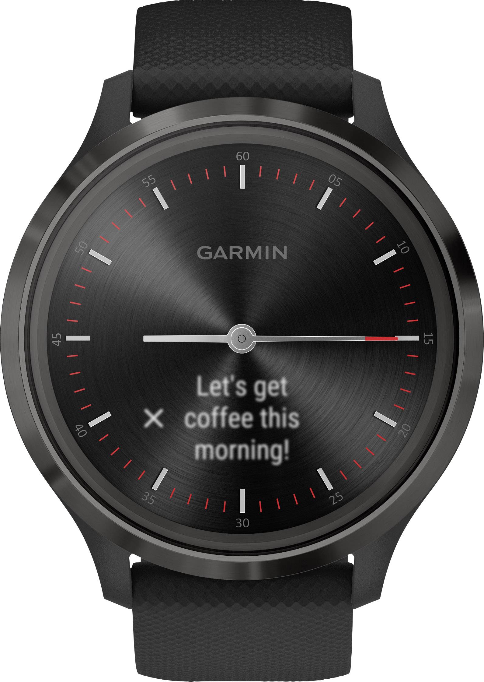 Garmin Vivomove 3S Smartwatch 44 mm Schwarz