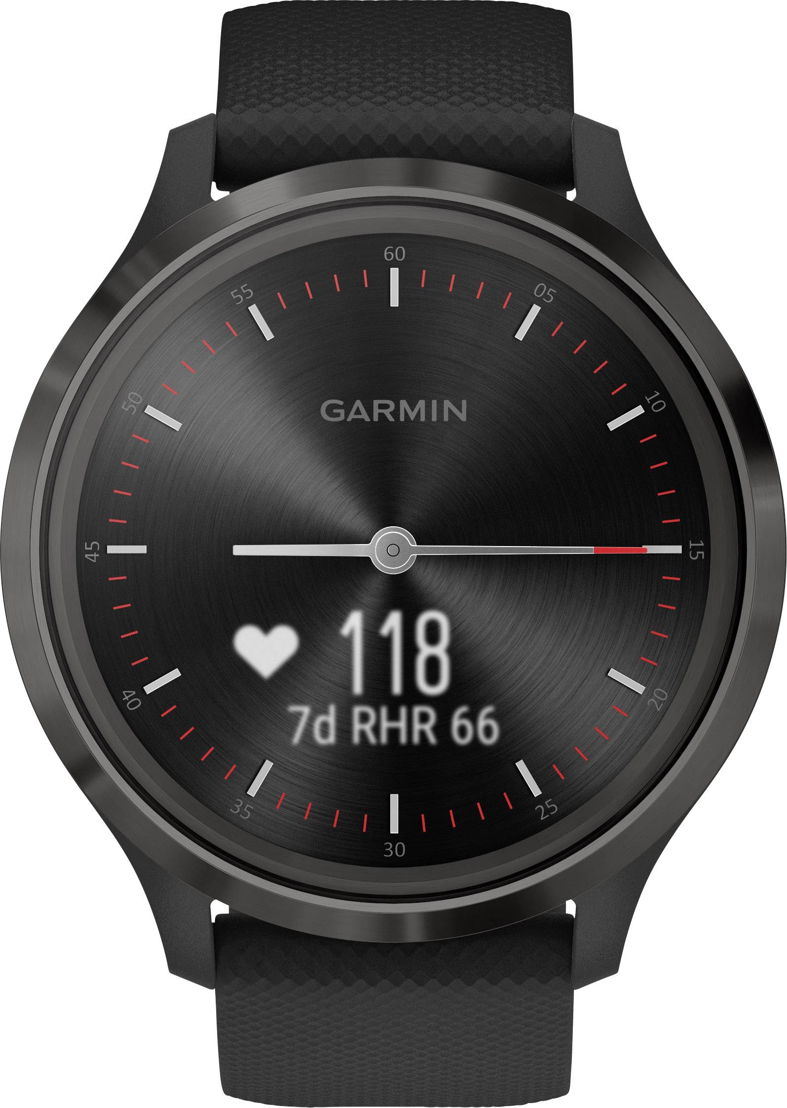 Garmin Vivomove 3S Smartwatch 44 mm Schwarz