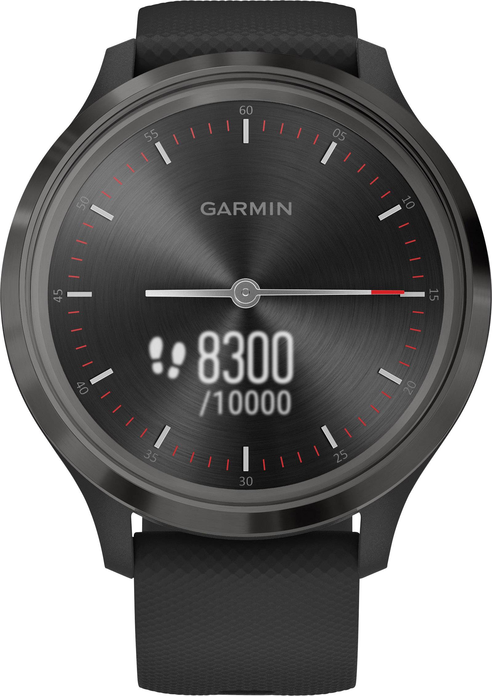 Garmin Vivomove 3S Smartwatch 44 mm Schwarz