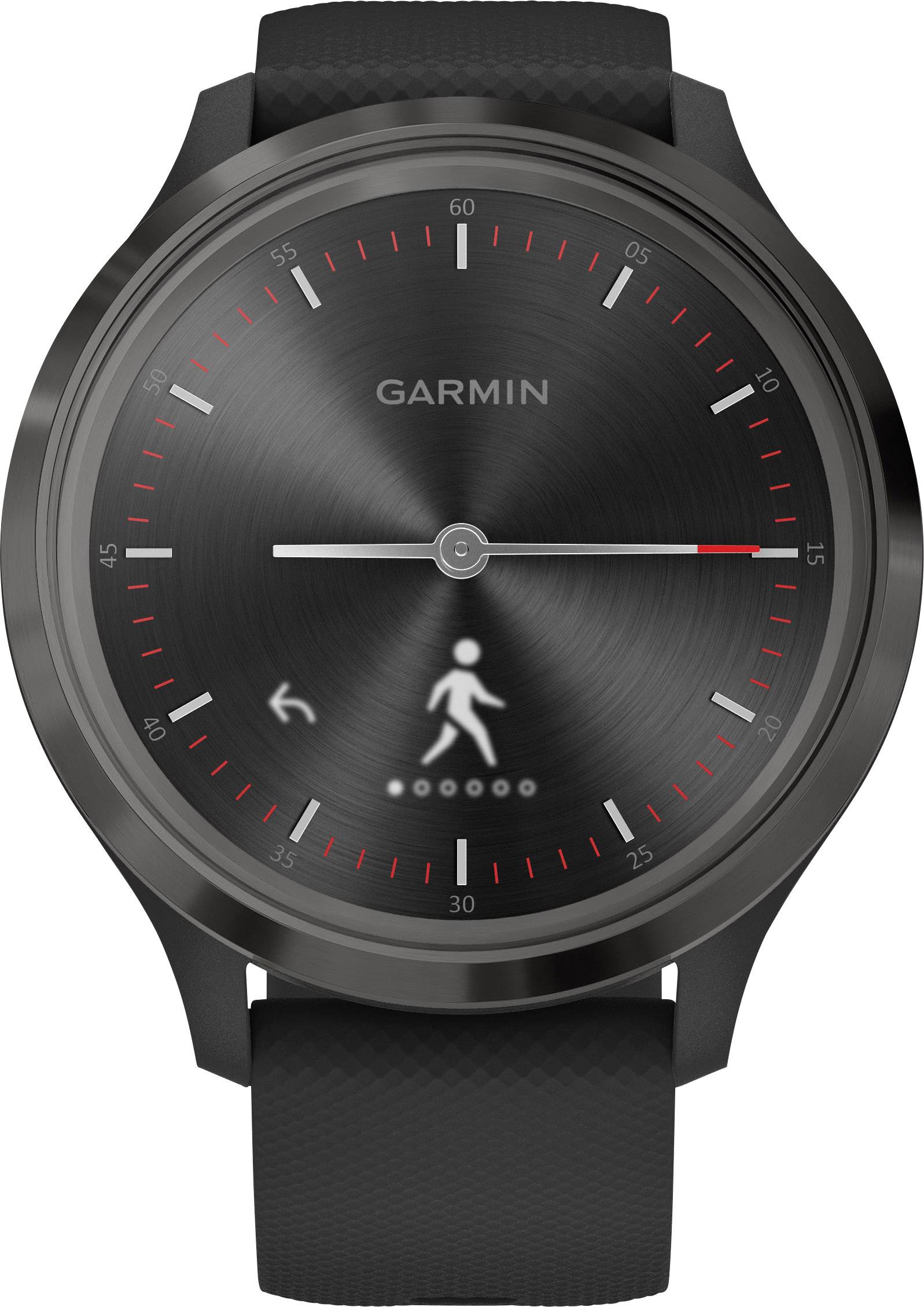 Garmin Vivomove 3S Smartwatch 44 mm Schwarz