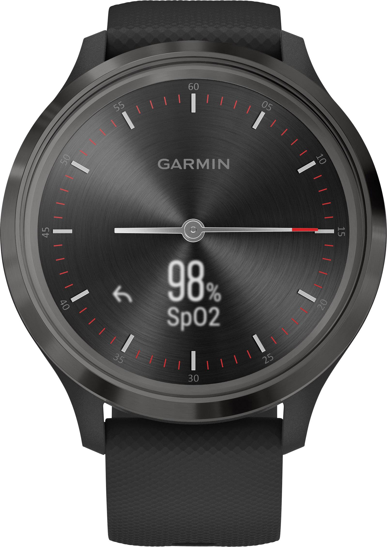 Garmin Vivomove 3S Smartwatch 44 mm Schwarz