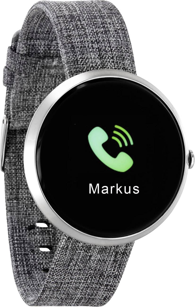 X-WATCH Siona Color Fit Smartwatch  25 mm  Grau