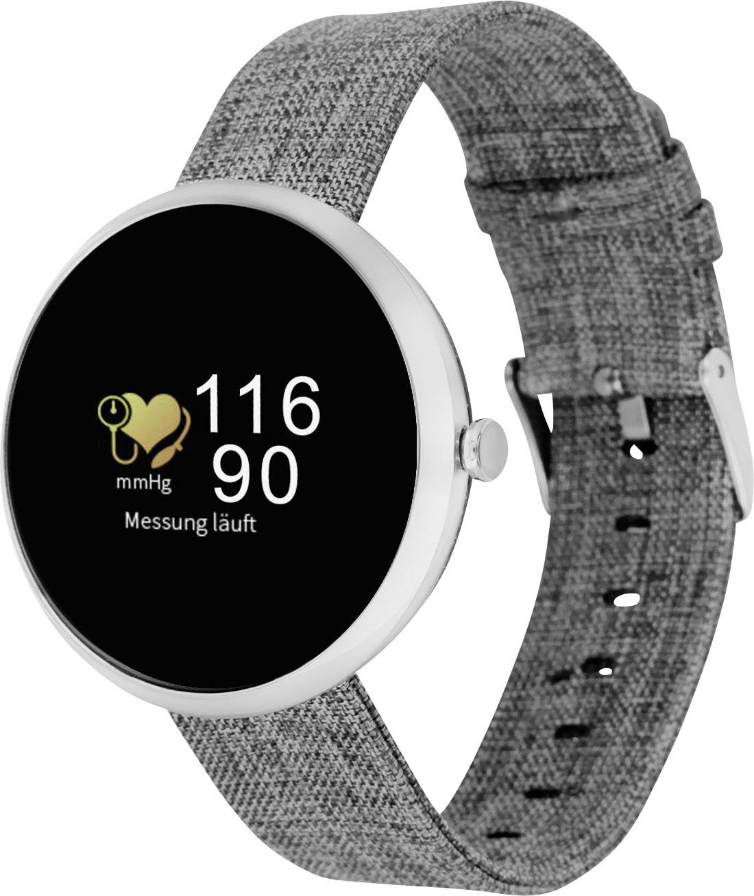 X-WATCH Siona Color Fit Smartwatch  25 mm  Grau