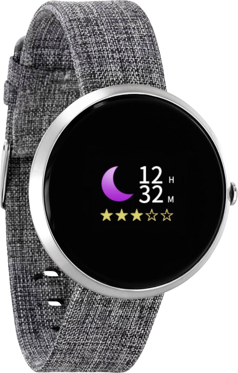 X-WATCH Siona Color Fit Smartwatch  25 mm  Grau