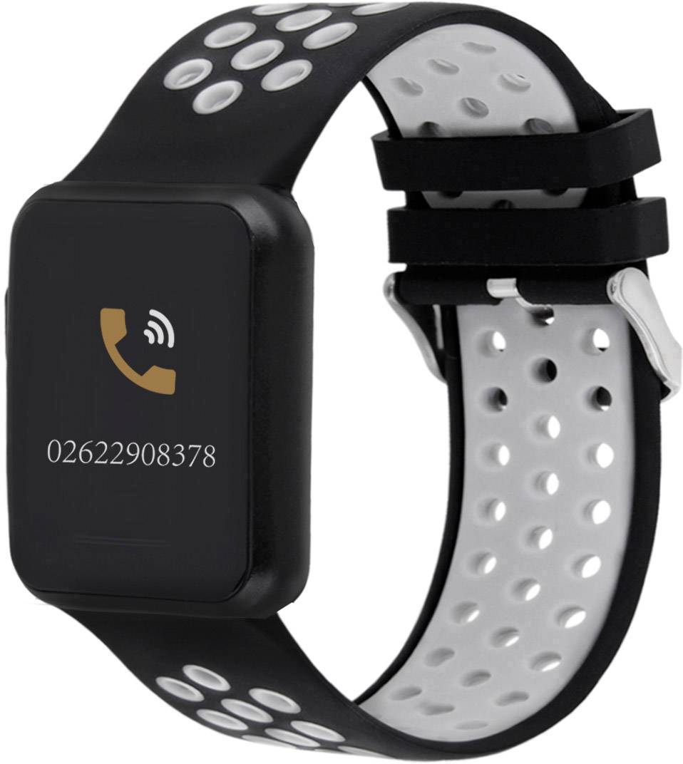 X-WATCH Keto Sun Reflect Smartwatch 40mm Schwarz