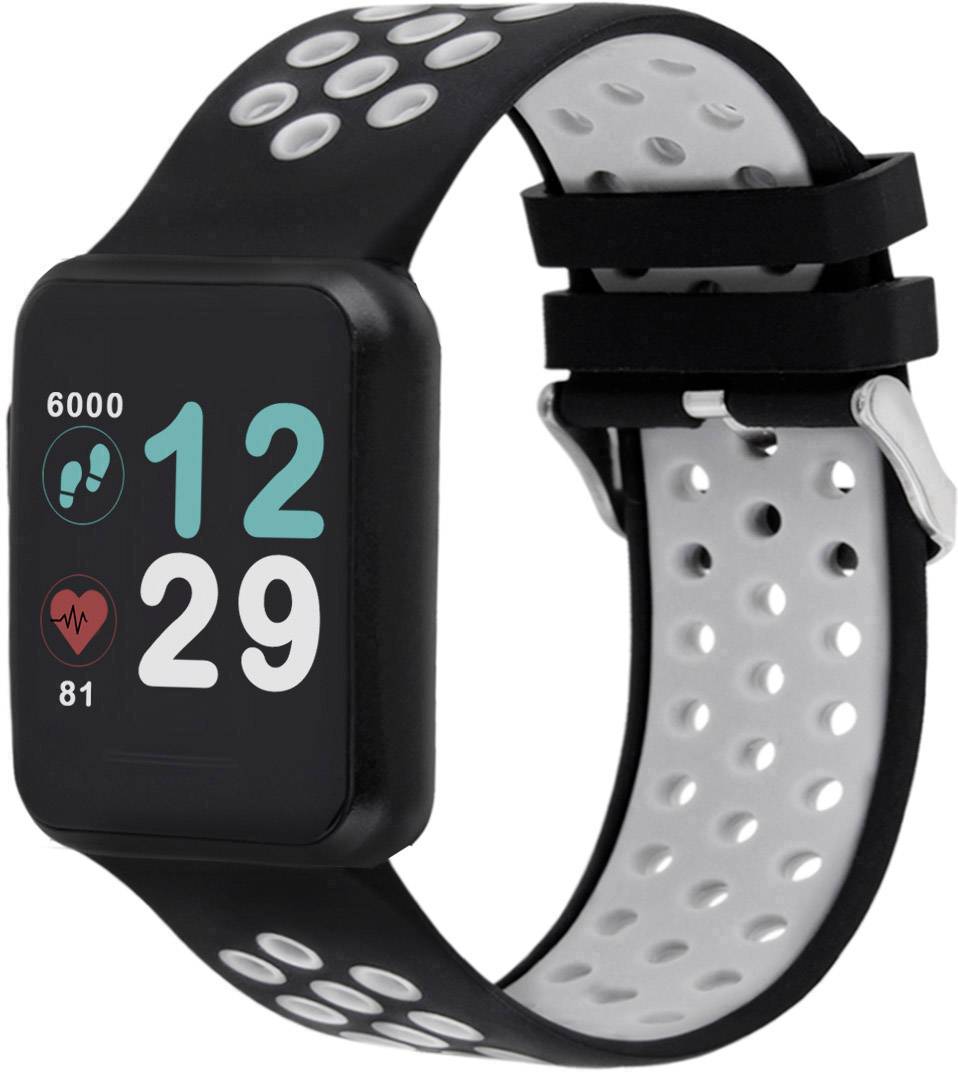 X-WATCH Keto Sun Reflect Smartwatch 40mm Schwarz