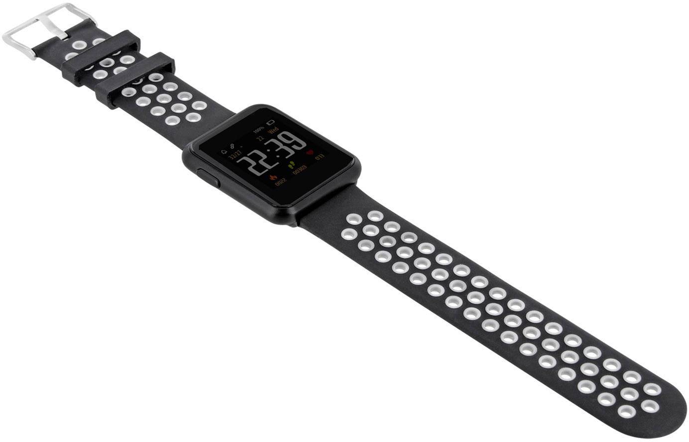 X-WATCH Keto Sun Reflect Smartwatch 40 mm Schwarz