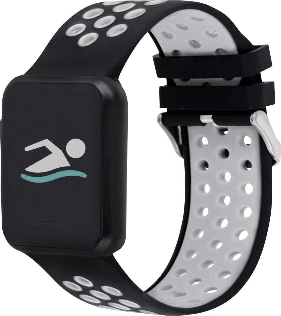 X-WATCH Keto Sun Reflect Smartwatch 40 mm Schwarz