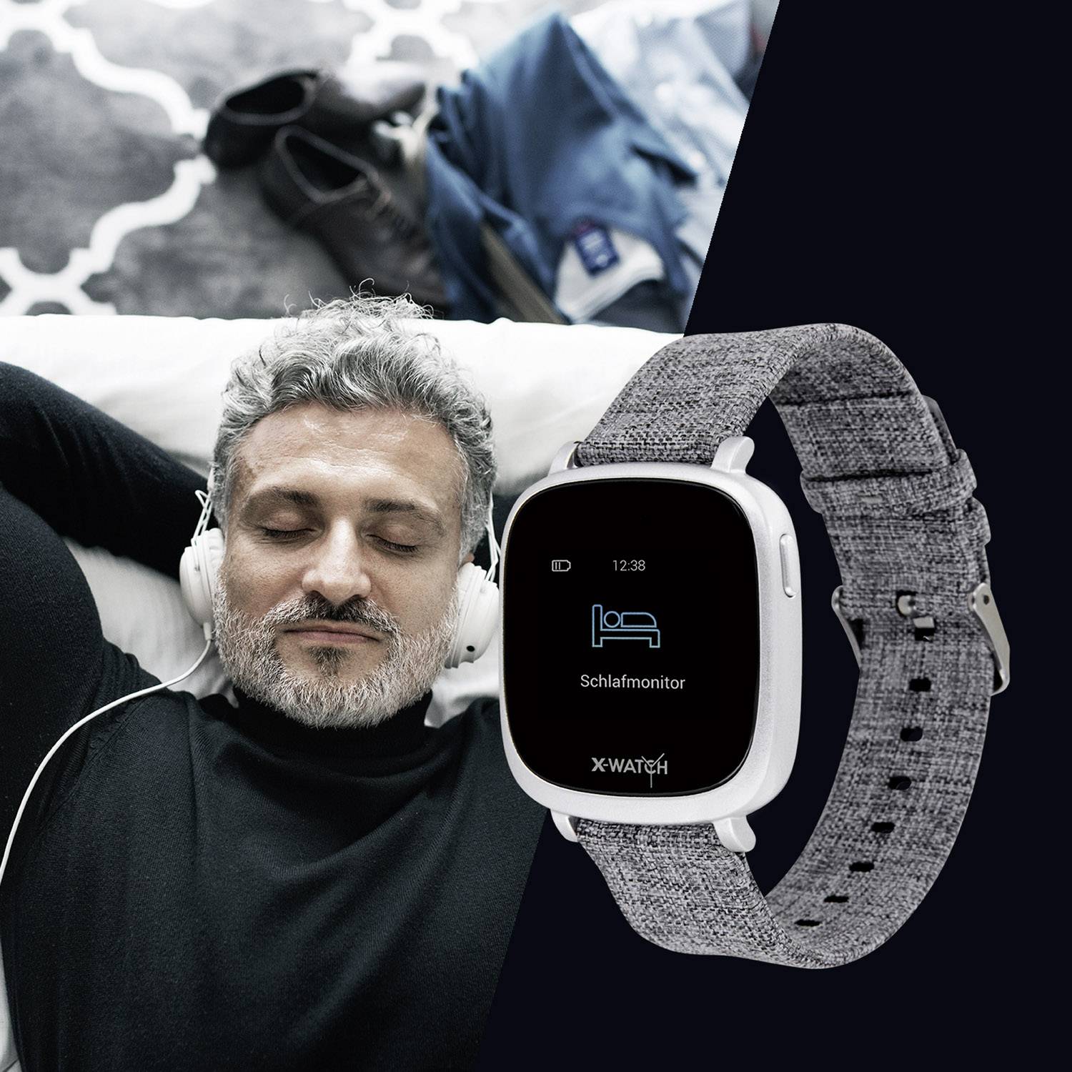 X-WATCH Ive XW Fit Smartwatch 33mm Grau