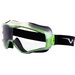 Univet 6X3 6X3-00-00 Vollsichtbrille mit Antibeschlag-Schutz, inkl. UV-Schutz Schwarz, Grün EN 166, EN 170, EN 172 DIN 166, DIN