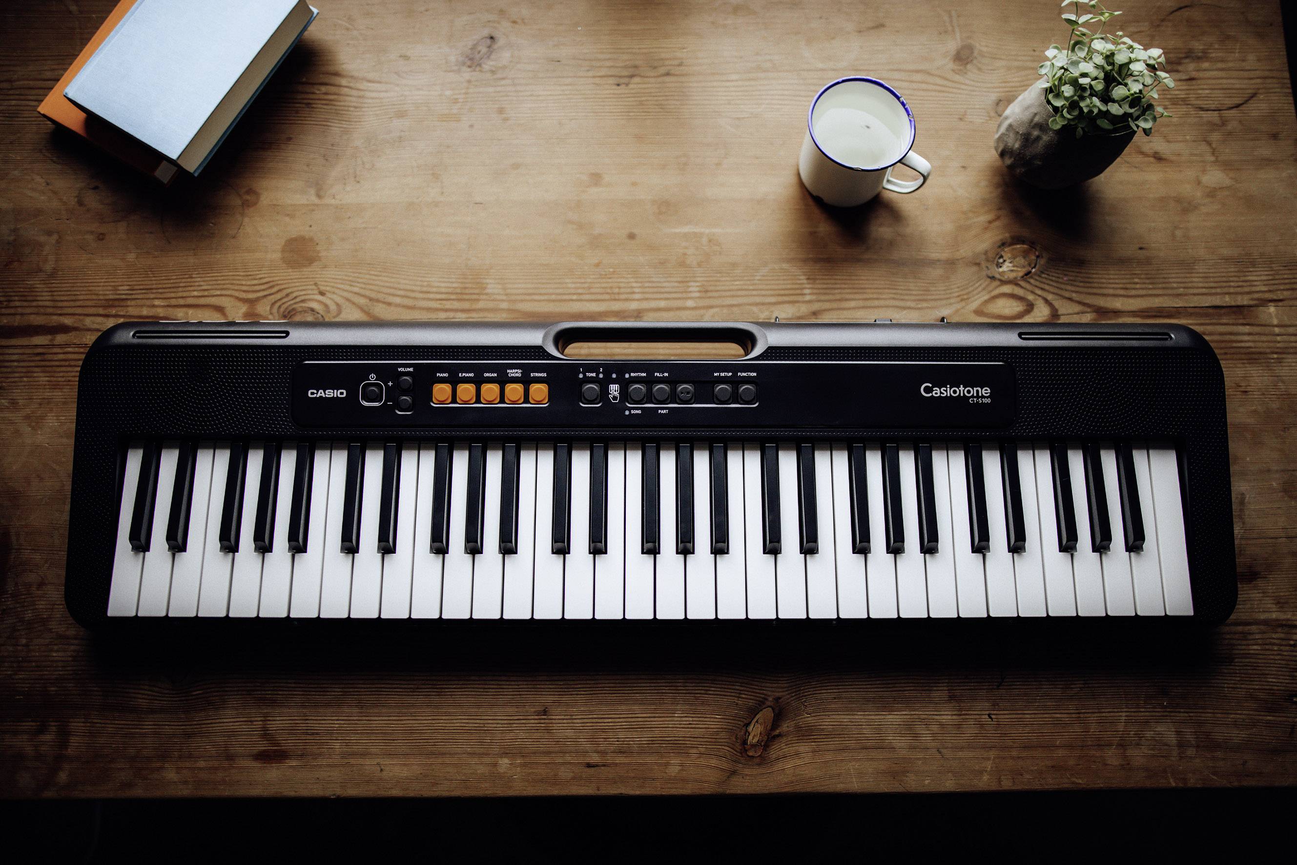 Casio Casiotone CT-S100C7 Keyboard Schwarz