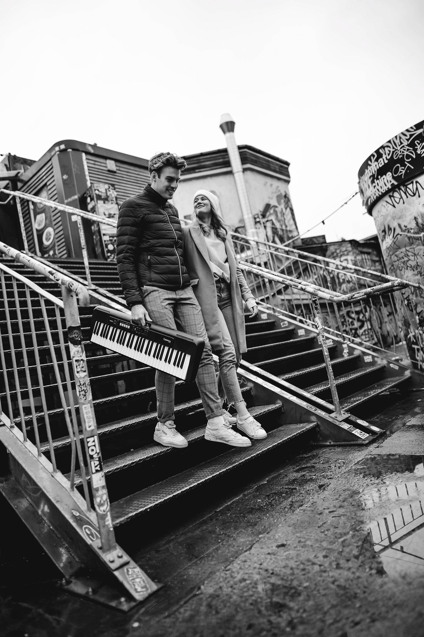 Casio Casiotone CT-S100C7 Keyboard Schwarz