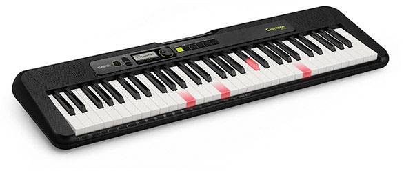 Casio Casiotone LK-S250C7 Leuchttasten-Keyboard Schwarz Leuchttasten