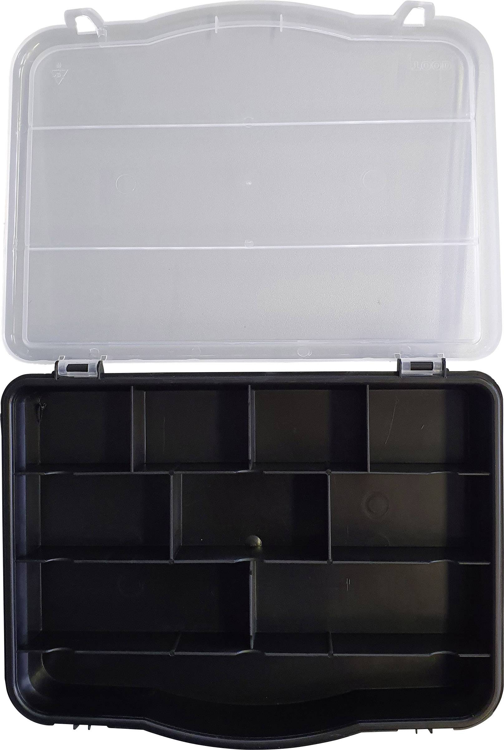 Alutec Sortimentskasten (L x B x H) 240 x 180 x 40mm Anzahl Fächer: 10 Inhalt 1St.