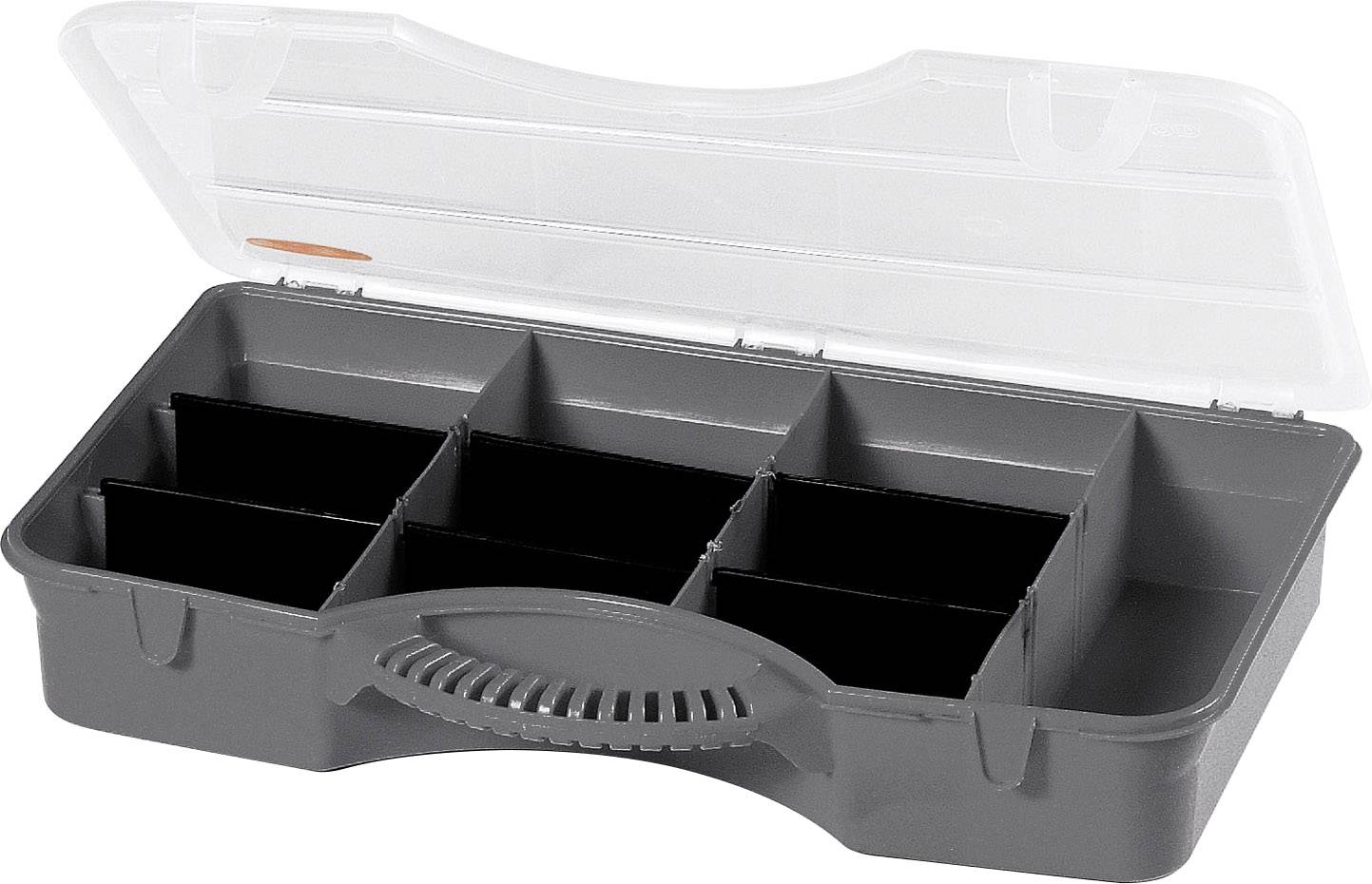 Alutec Sortimentskasten (L x B x H) 360 x 240 x 70 mm Anzahl Fächer: 10 Inhalt 1 St.