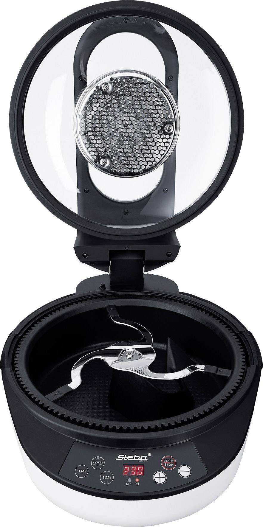 Steba Germany HF 2050 FRY'N COOK Heißluft-Fritteuse 2050W Timerfunktion Schwarz, Weiß