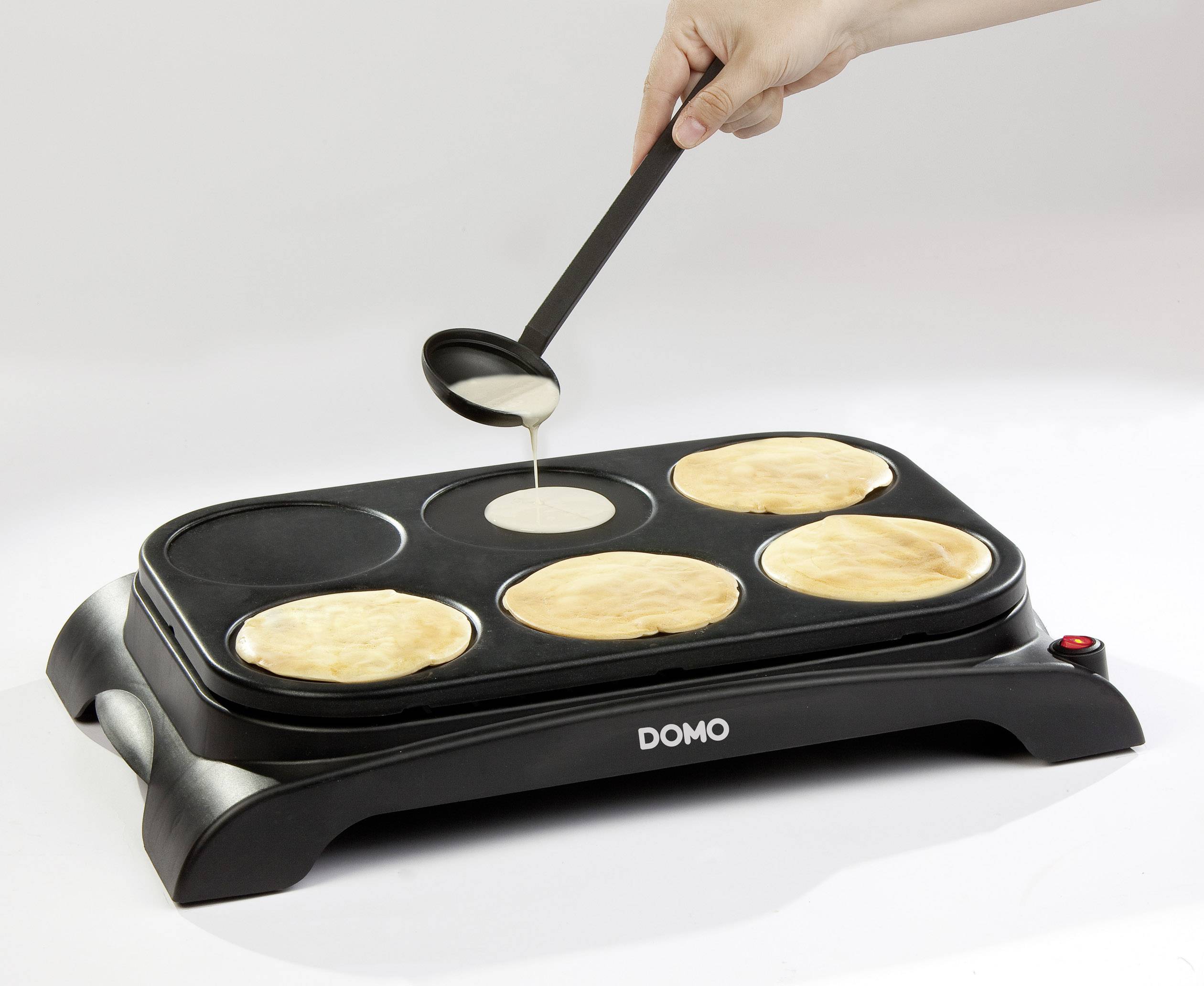 DOMO DO8710W Wok 6 Pfännchen Schwarz