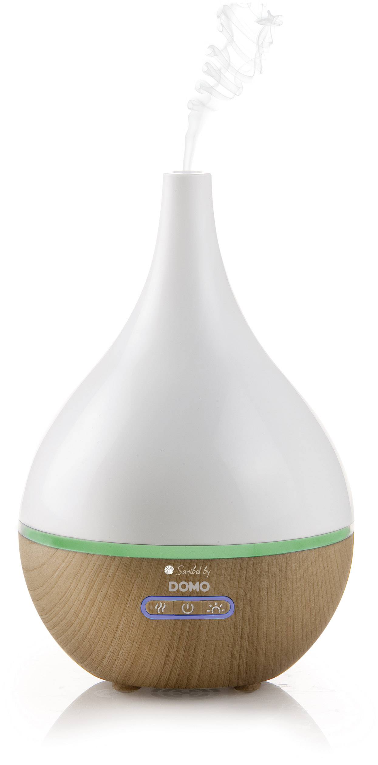 DOMO DO9213AV Ultraschall-Luftbefeuchter 1 St. Weiß, Holz