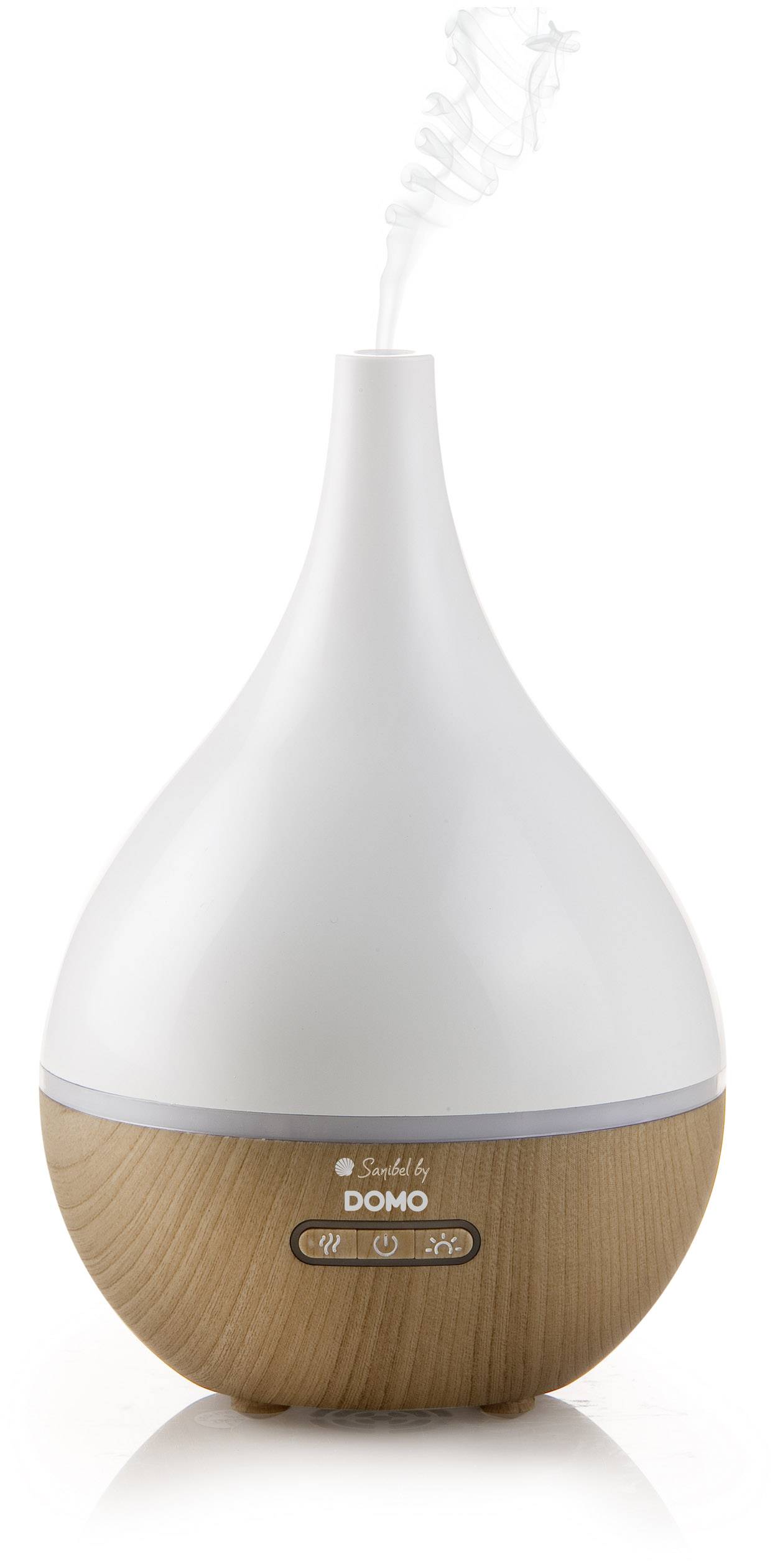 DOMO DO9213AV Ultraschall-Luftbefeuchter 1 St. Weiß, Holz