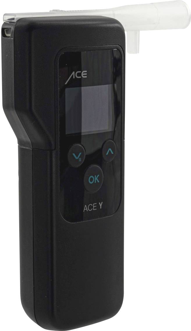 ACE Y Alkoholtester Schwarz 0 bis 5 ‰ inkl. Display