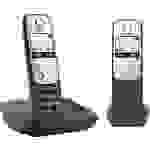 Gigaset A690A Duo DECT Schnurloses Telefon analog Freisprechen, mit Basis, Wahlwiederholung Schwarz