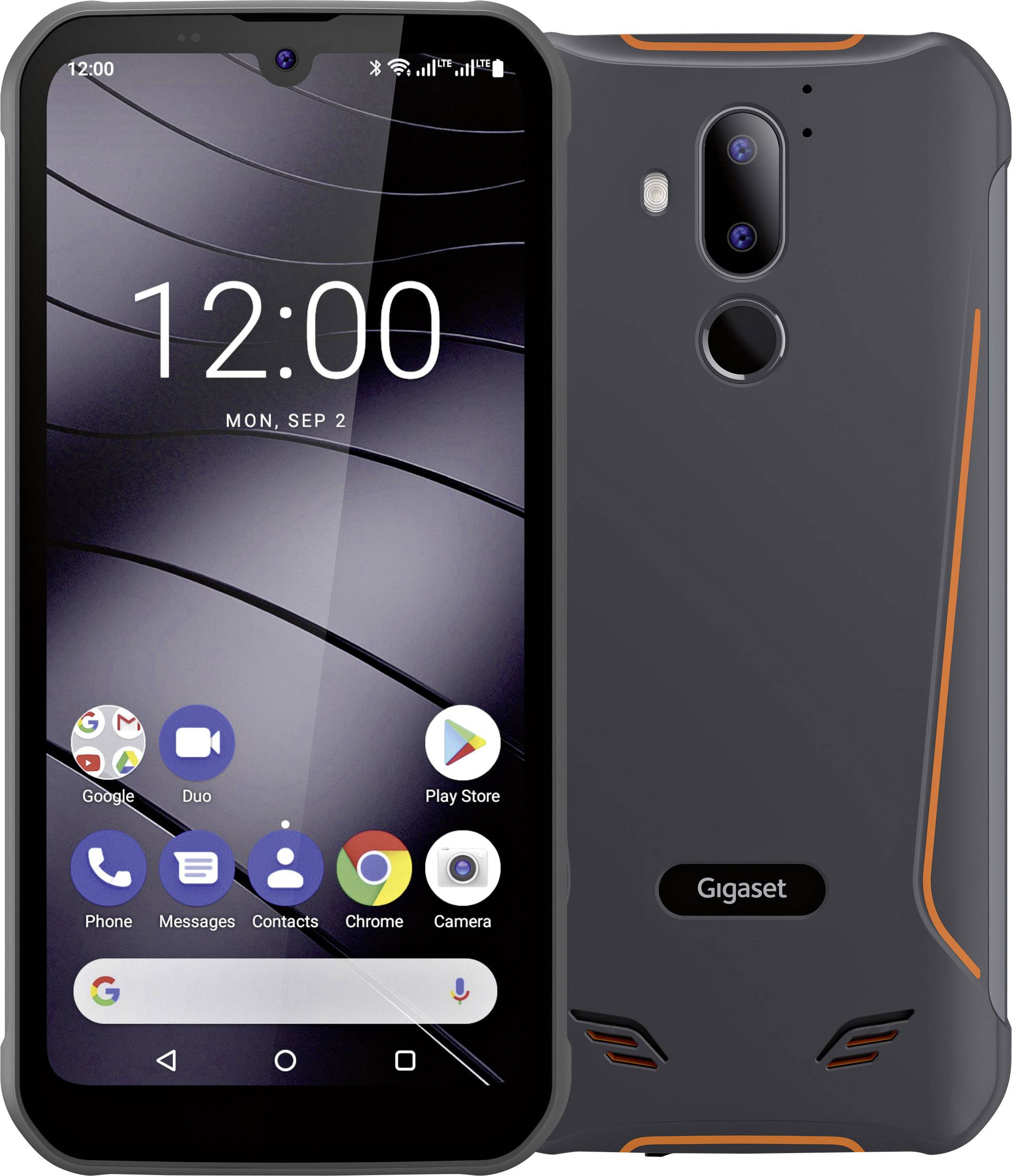 Gigaset GX290 Outdoor Smartphone 32GB 6.1 Zoll (15.5 cm) Dual-SIM Android™ 9.0 13 Mio. Pixel Schwarz/Orange