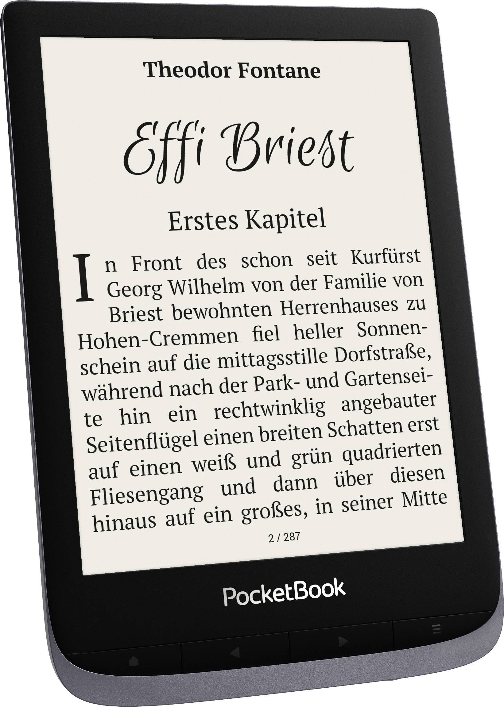 PocketBook Touch HD3 + Cover eBook-Reader 15.2cm (6 Zoll) Schwarz, Grau