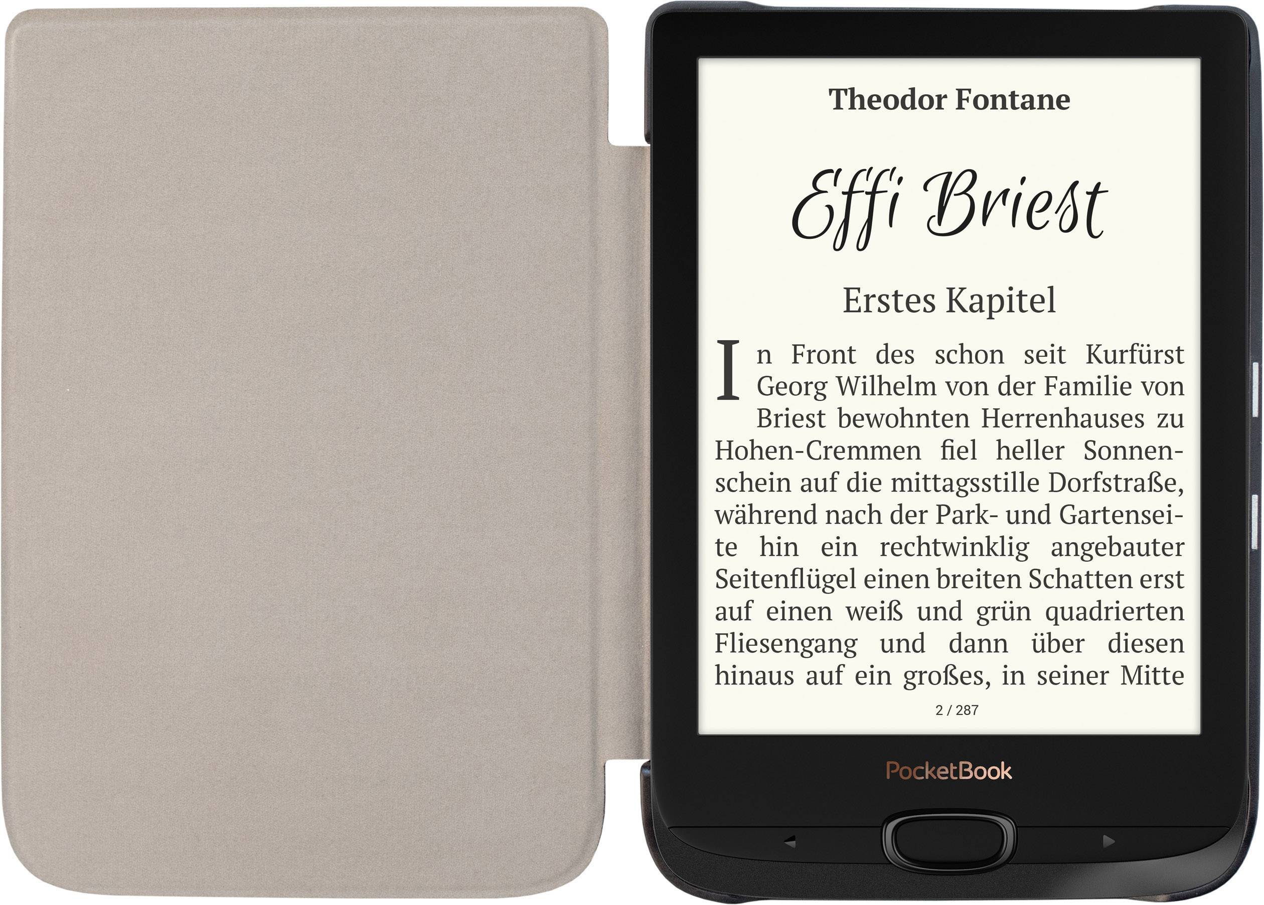 PocketBook Touch HD3 + Cover eBook-Reader 15.2cm (6 Zoll) Schwarz, Grau