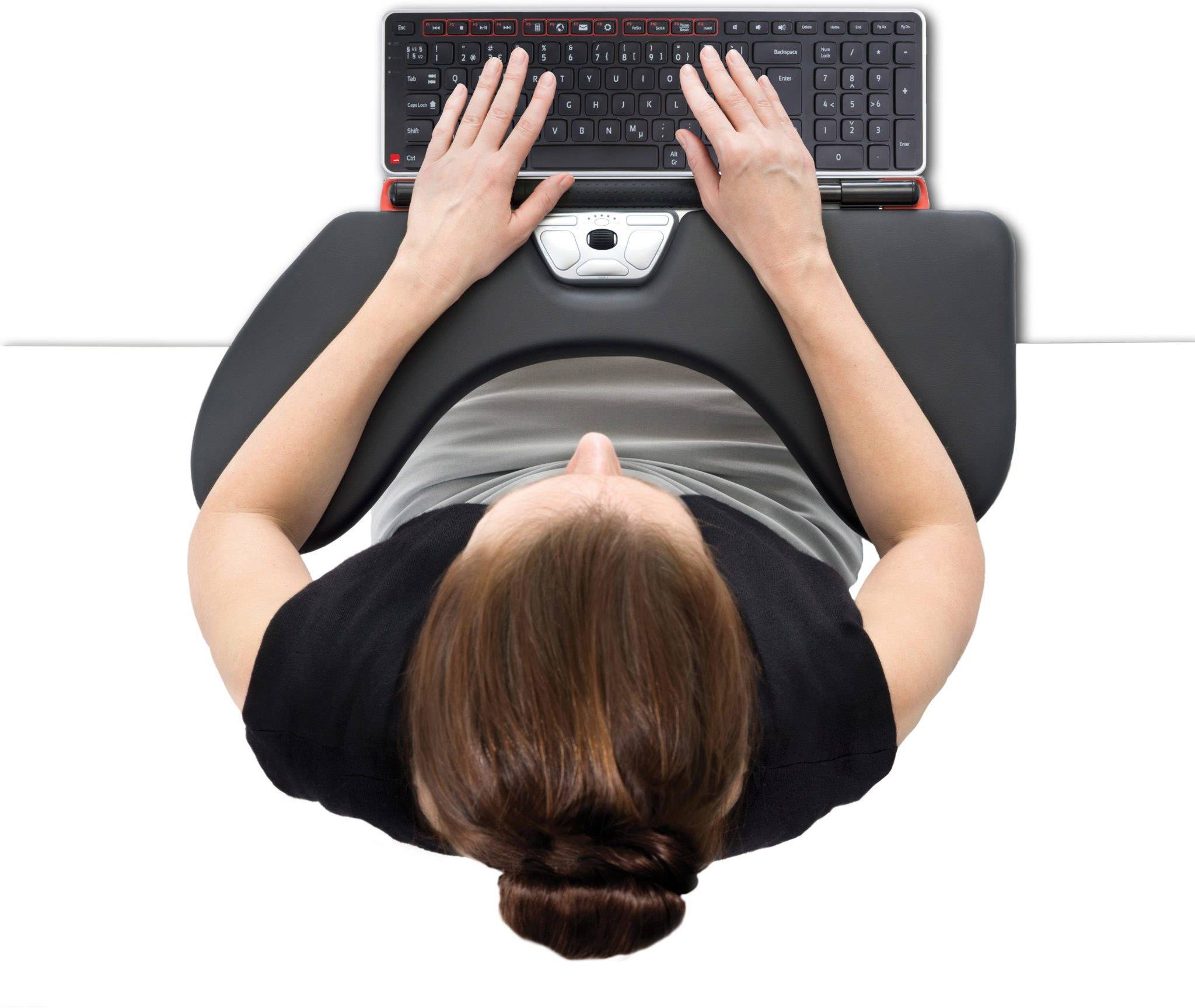 Contour Design RollerMouse Red Max Ergonomische Maus USB Schwarz 7 Tasten 600 dpi, 800 dpi, 1000 dpi, 1200 dpi, 1400 dpi, 1600 dpi, 1800 dpi, 2000